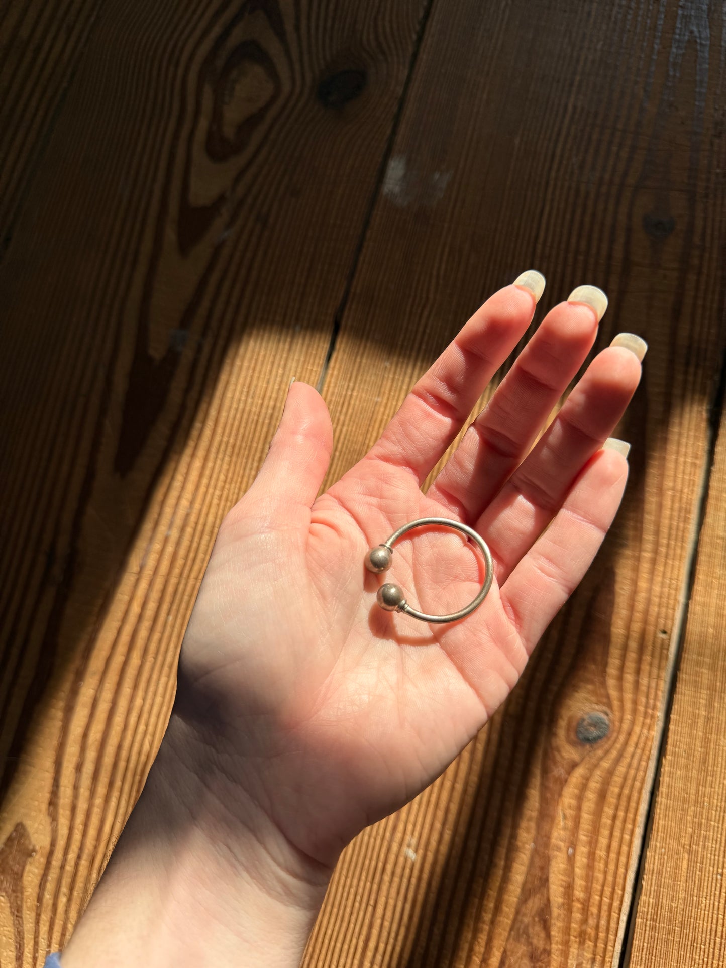 925 Silver Key Chain Ring