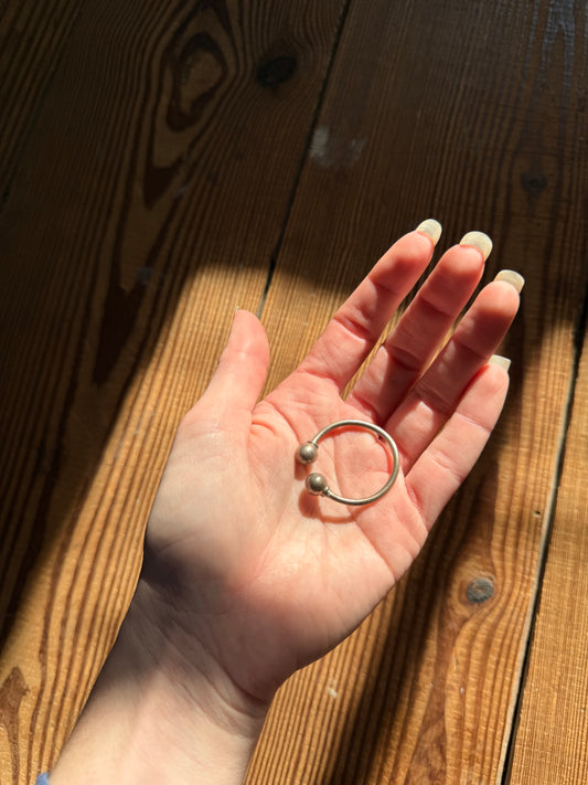 925 Silver Key Chain Ring