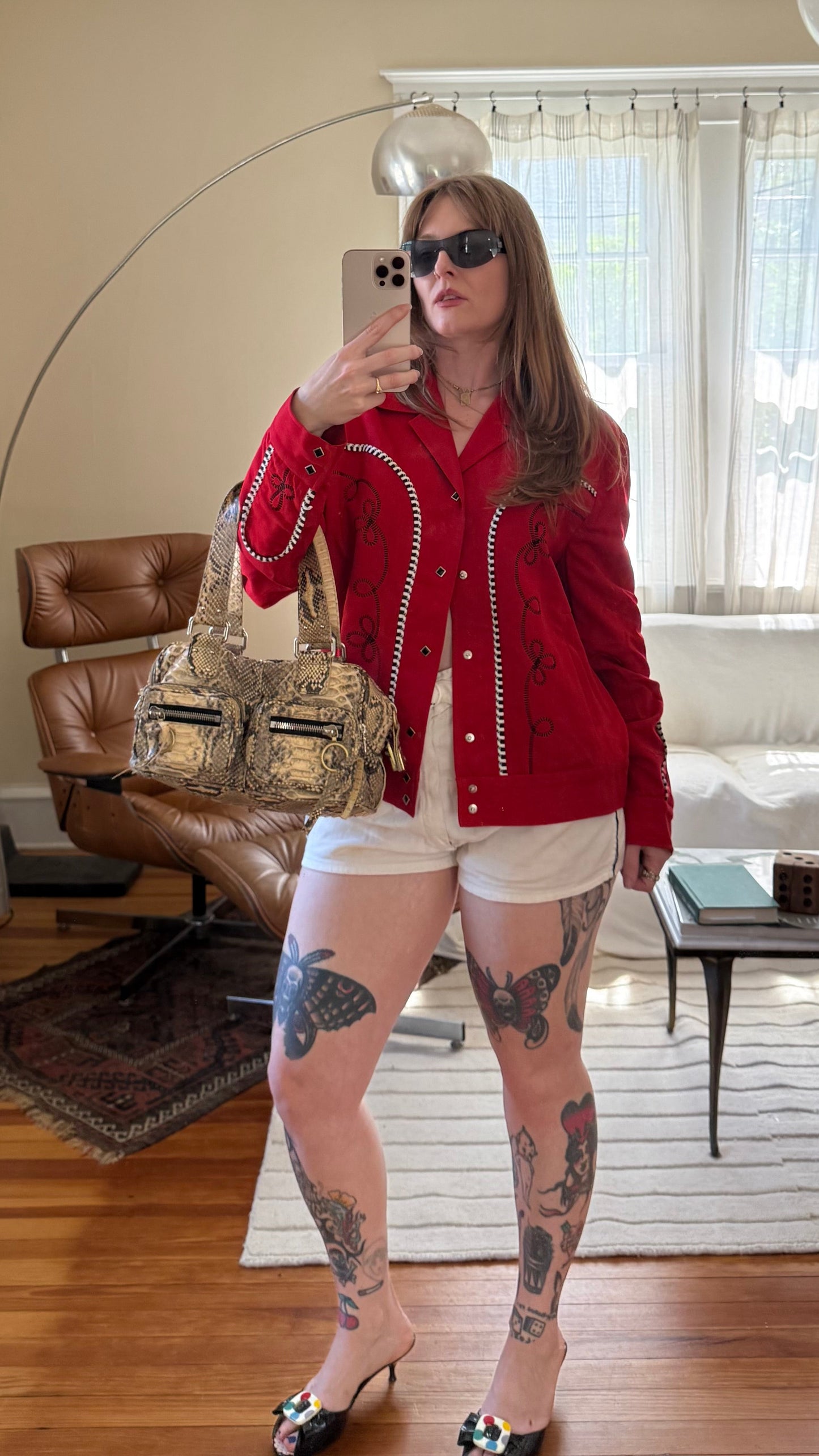 Rodeo Ranchwear Red Western Jacket M/L
