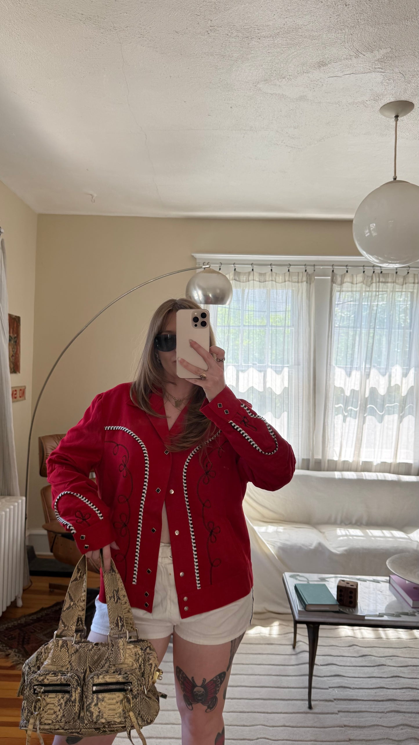 Rodeo Ranchwear Red Western Jacket M/L