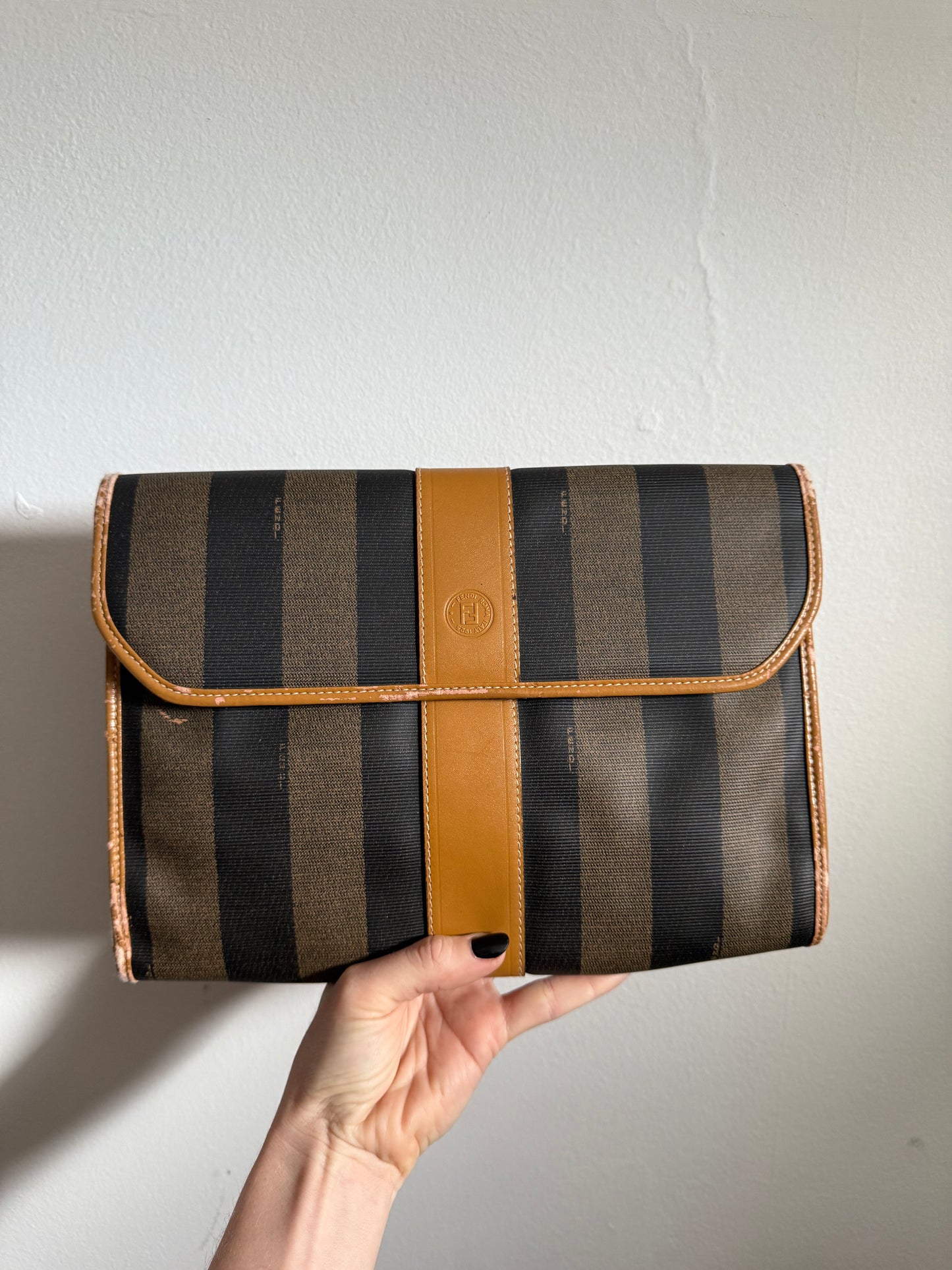 Authentic Fendi Clutch 1970s/1980s