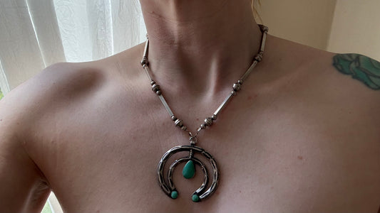 Naja Pendant and Navajo Chain
