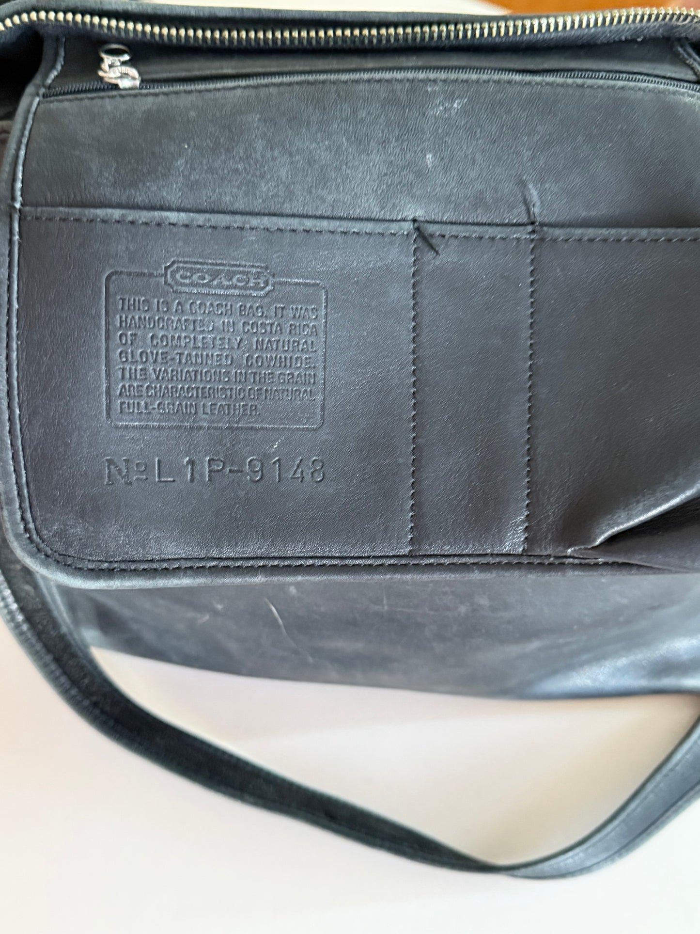 Vintage Coach Legacy Hobo Bag Black 9148