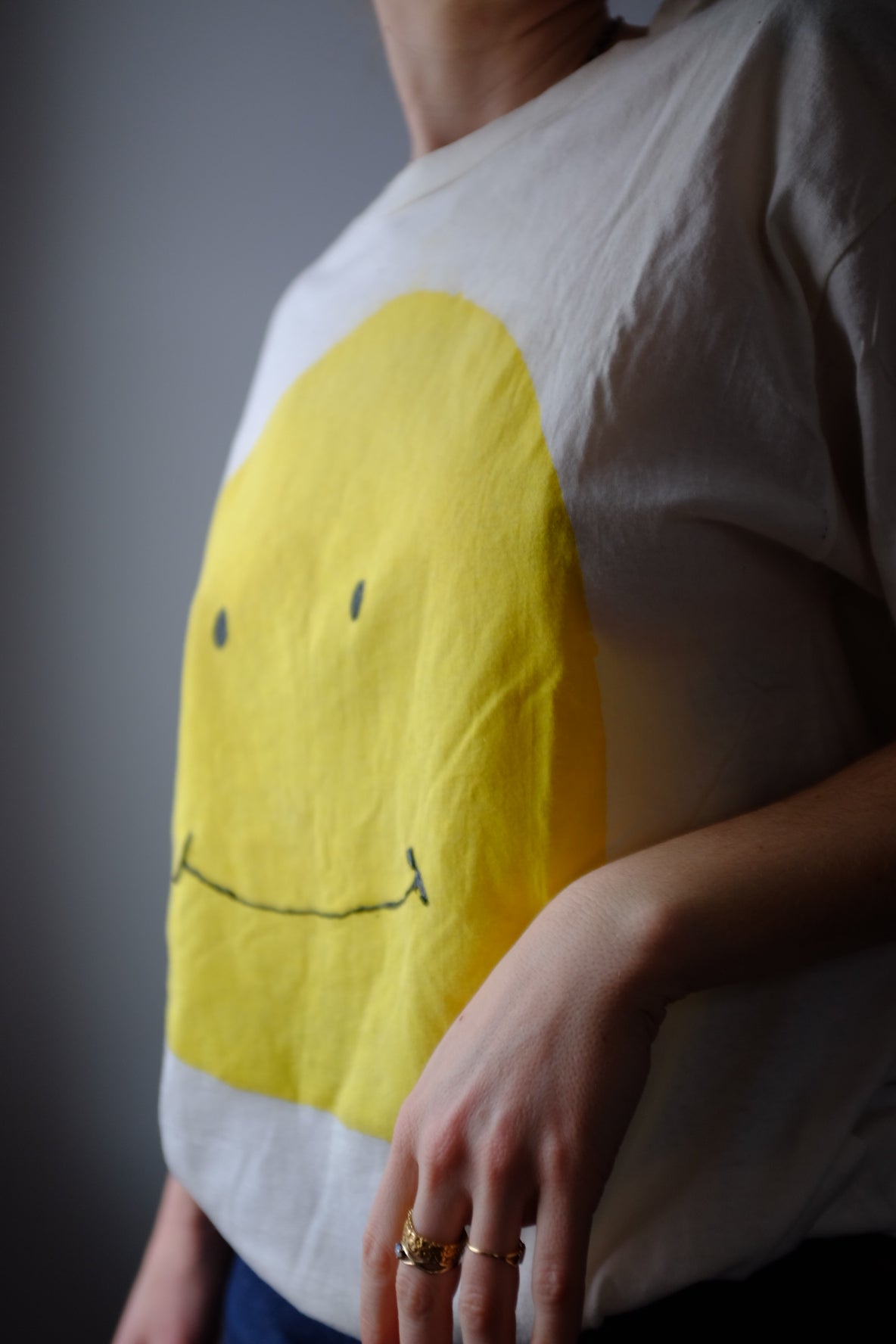 1980s Smiley Face Tee L