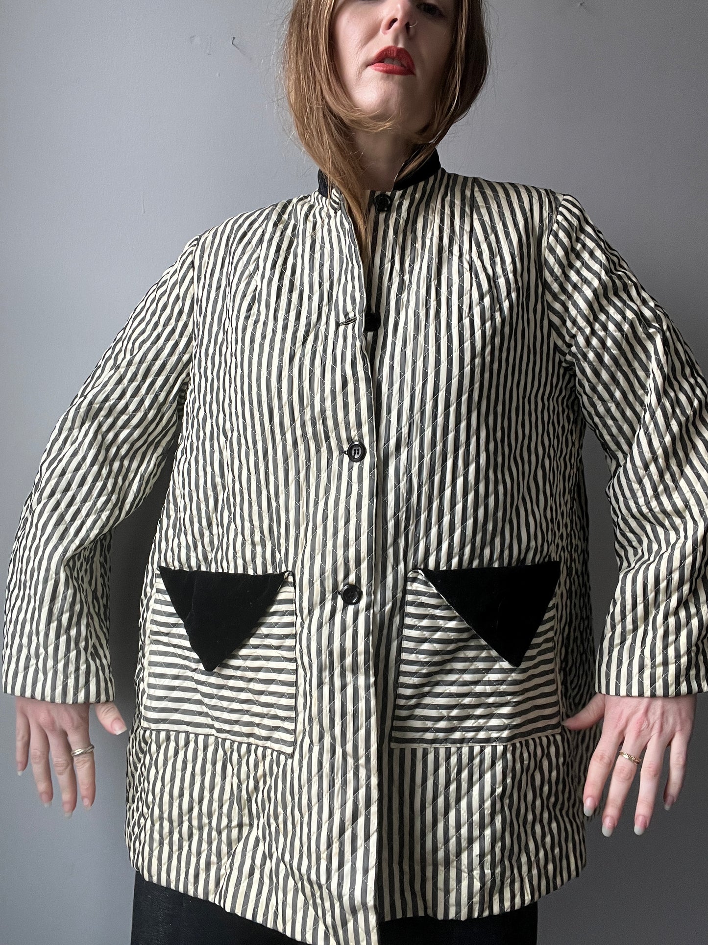 1940’s Striped Jacket L