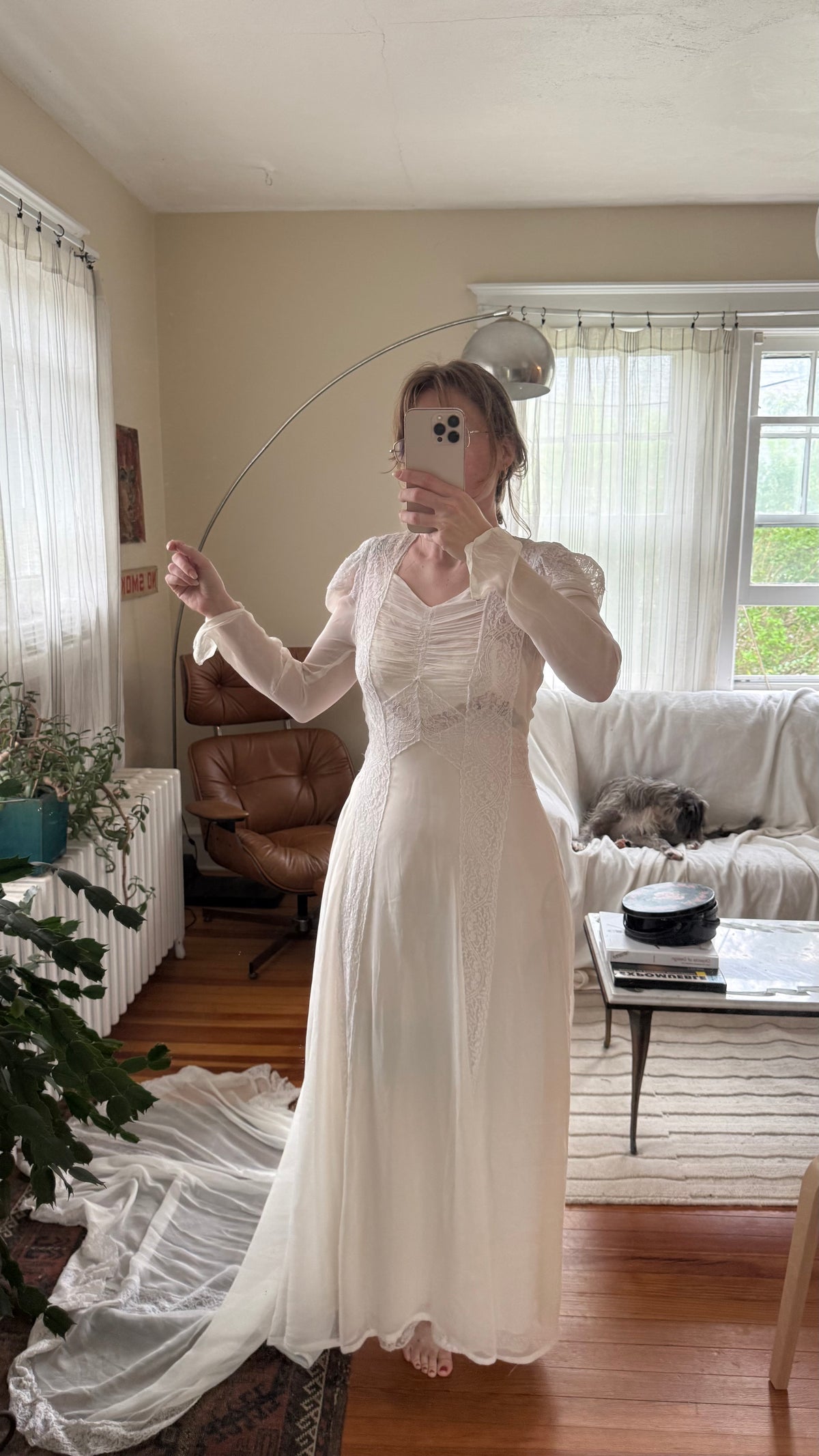 1940s Wedding Dress