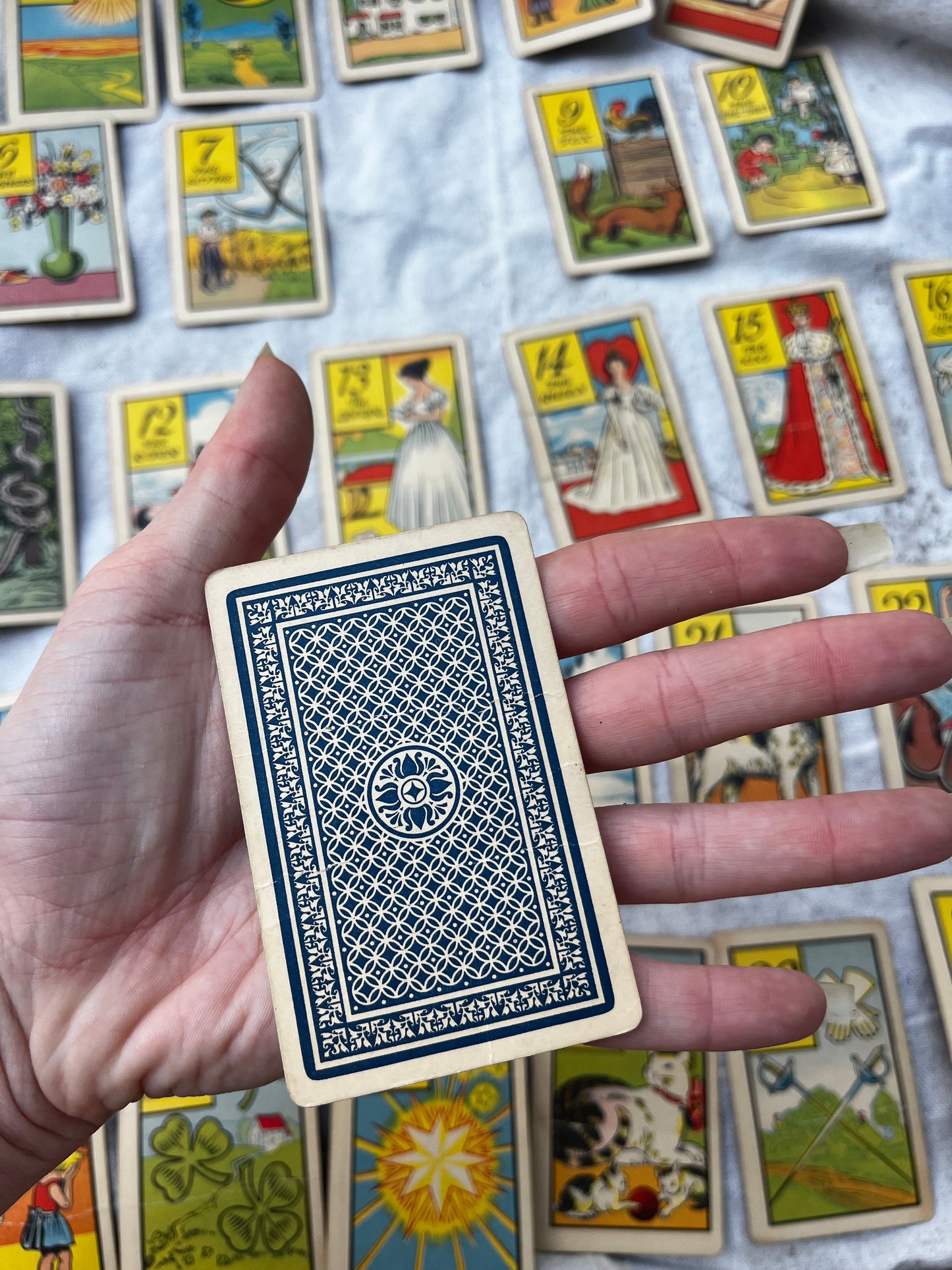 1940s Old Gypsy Fortune Telling Cards Complete Deck