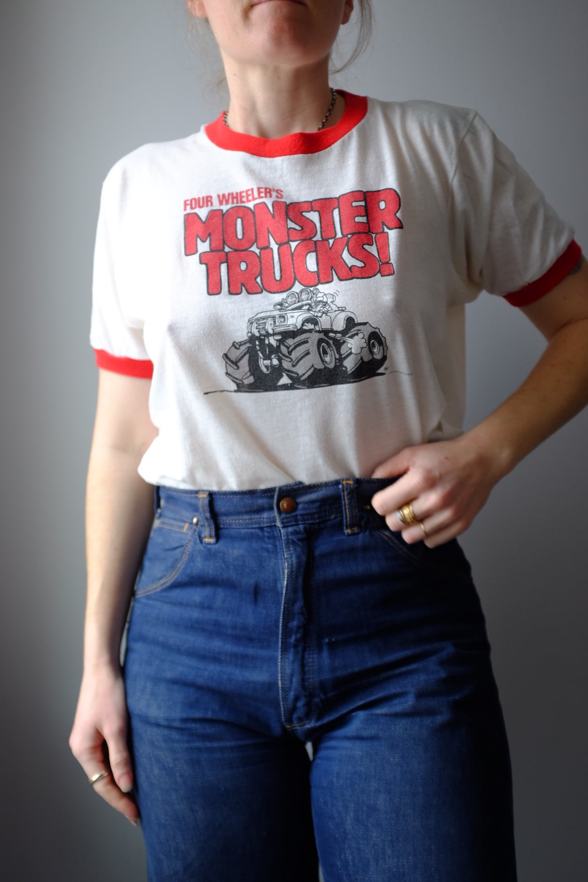 1980s Monster Trucks Tee M