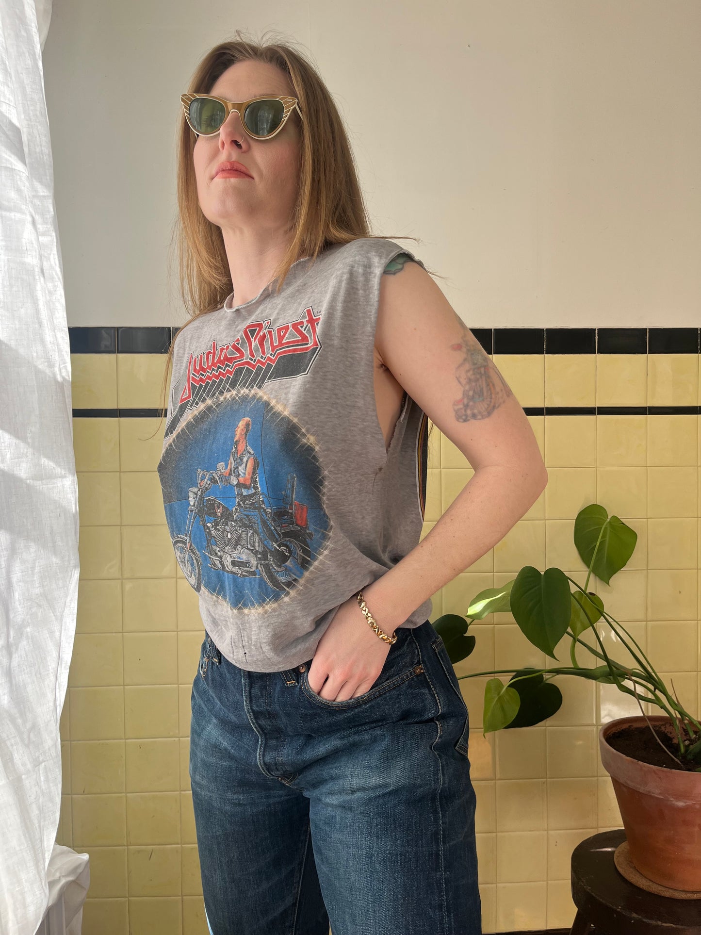 1980's Iron Maiden Cut Off