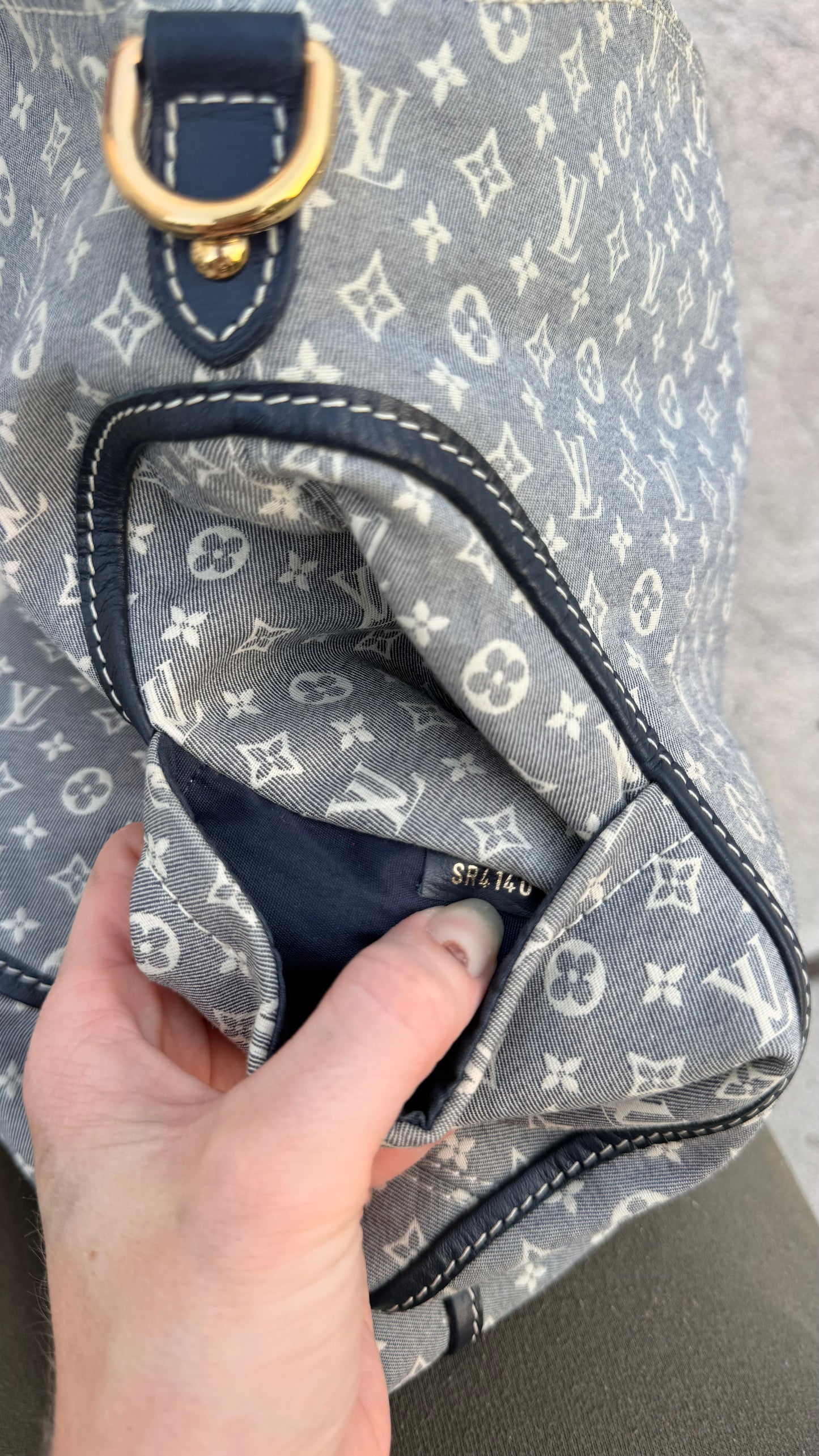 Louis Vuitton Ideal Romance Shoulder Bag Navy M56700