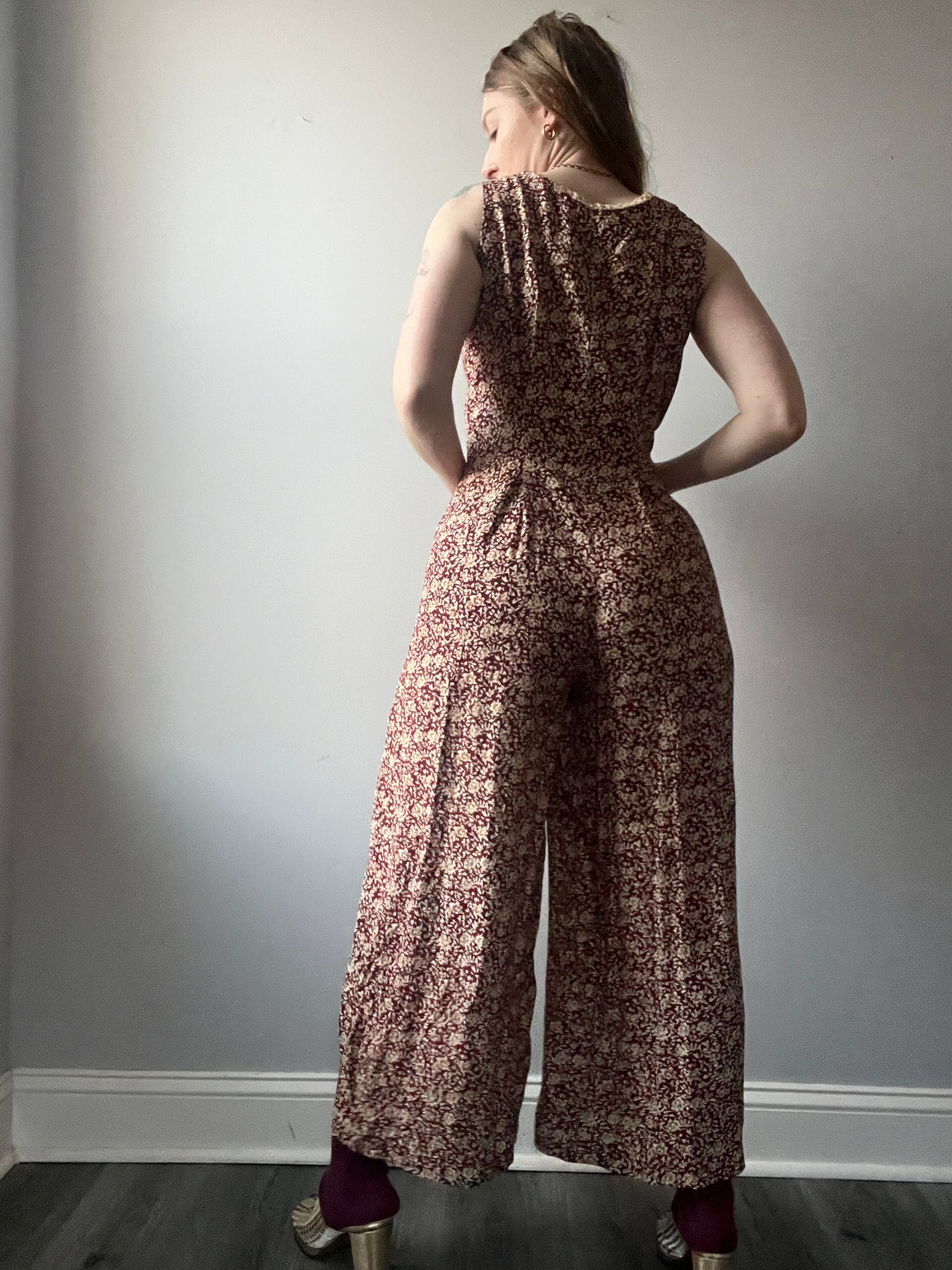 1990’s 100% Rayon Vintage Jumpsuit