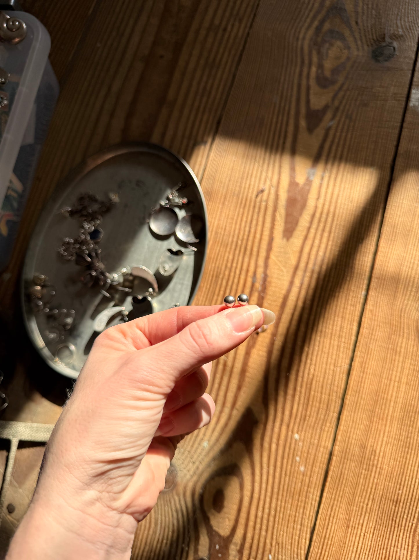 925 Silver Stud Earrings