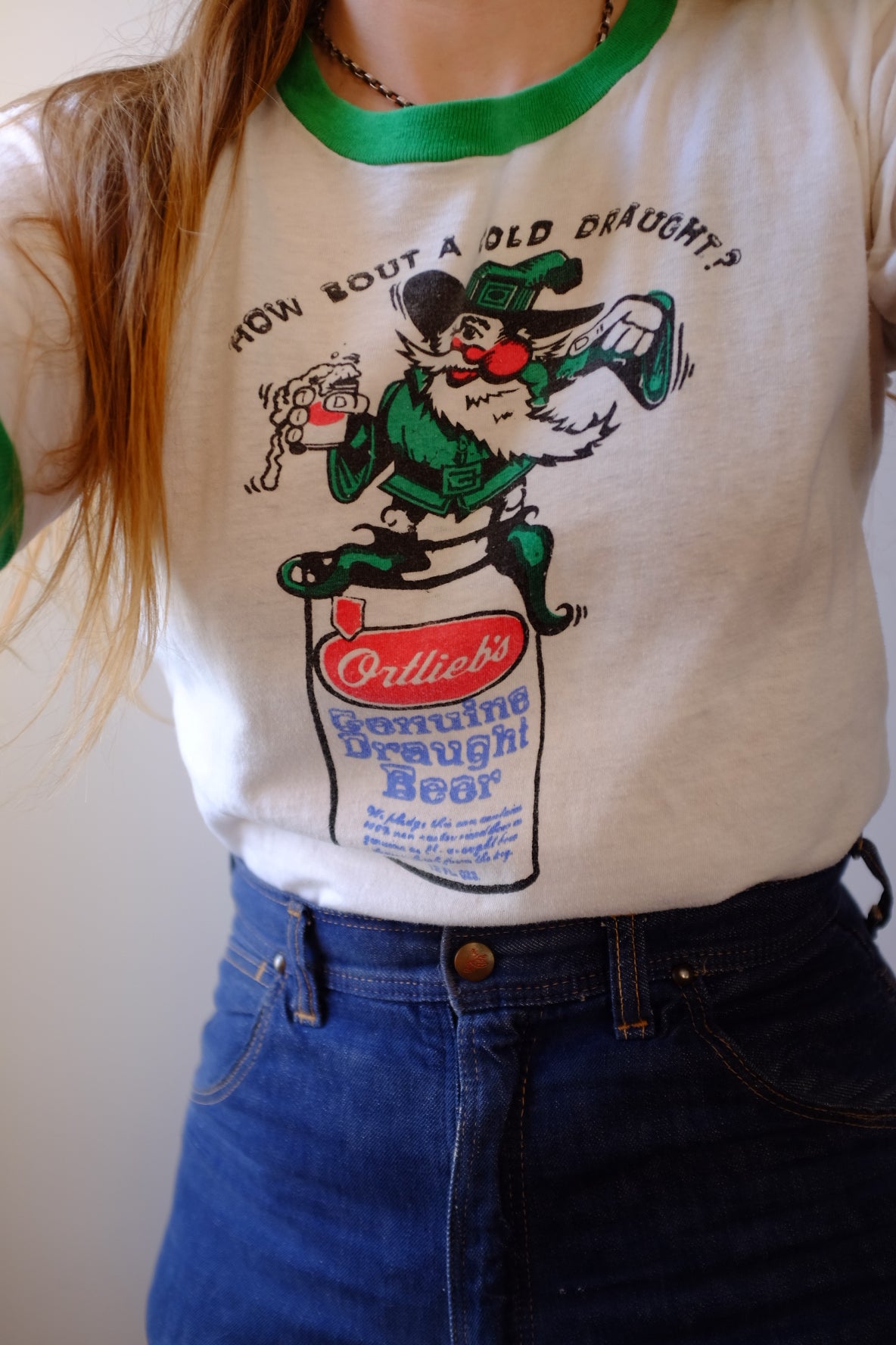 1970’s Ortliebs Beer Ringer Tee