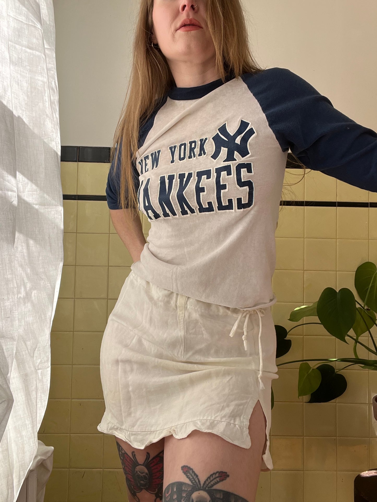 1970's/1980's NY Yankees Raglan XS/S