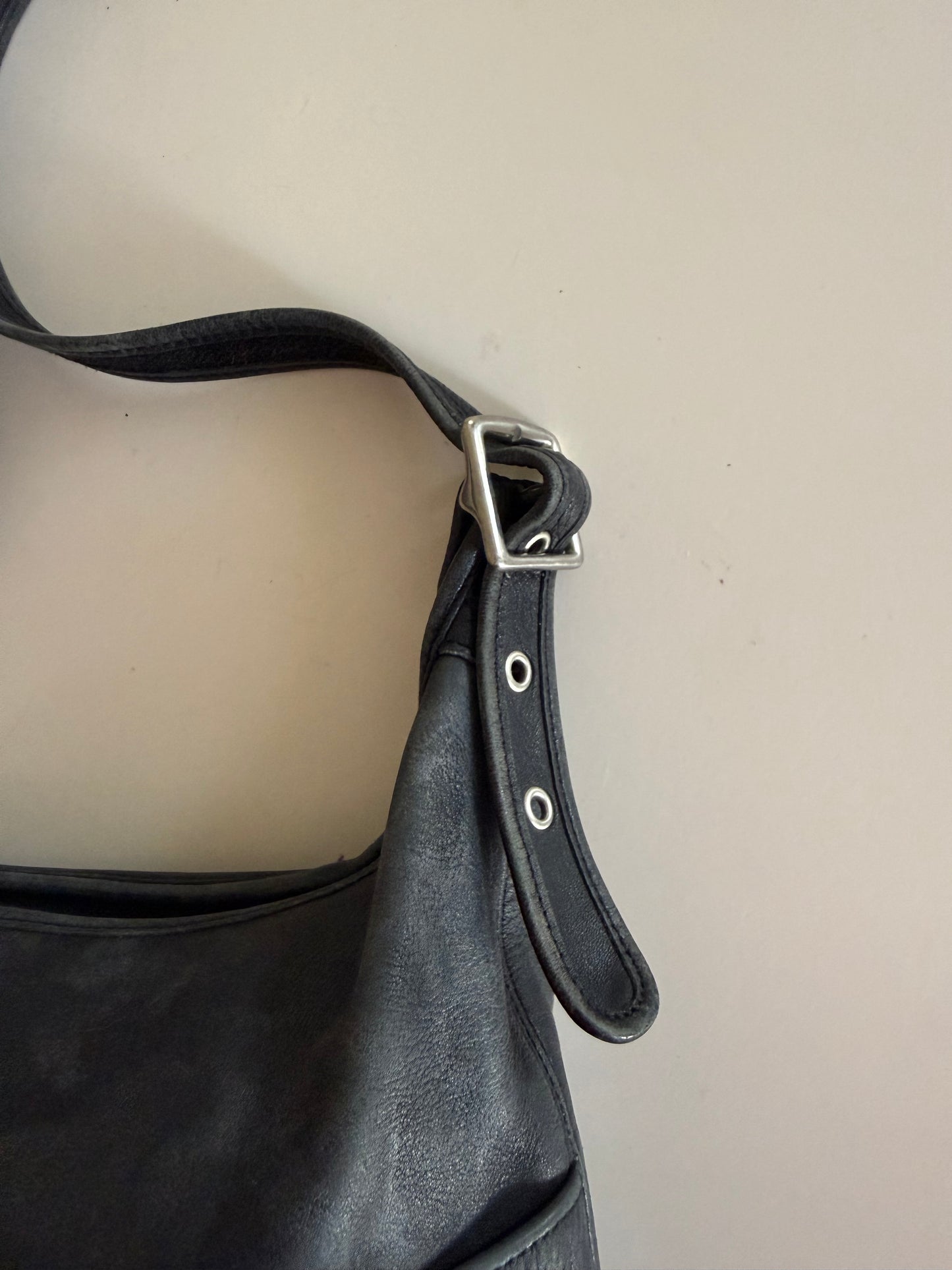 Vintage Coach Legacy Hobo Bag Black 9148