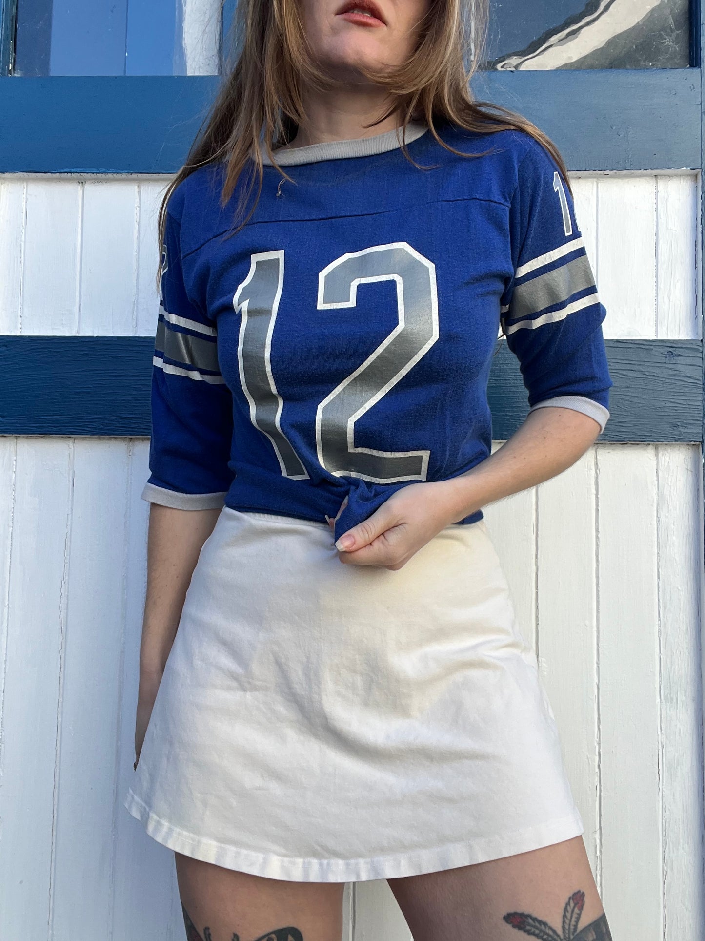 1970s Blue 12 Tee