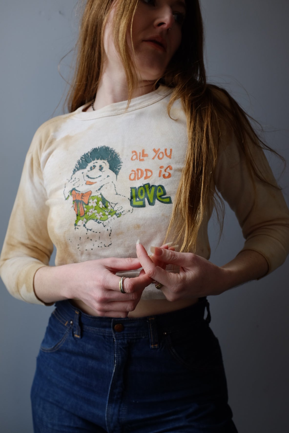 All You Add Is Love 1970’s Crew Neck