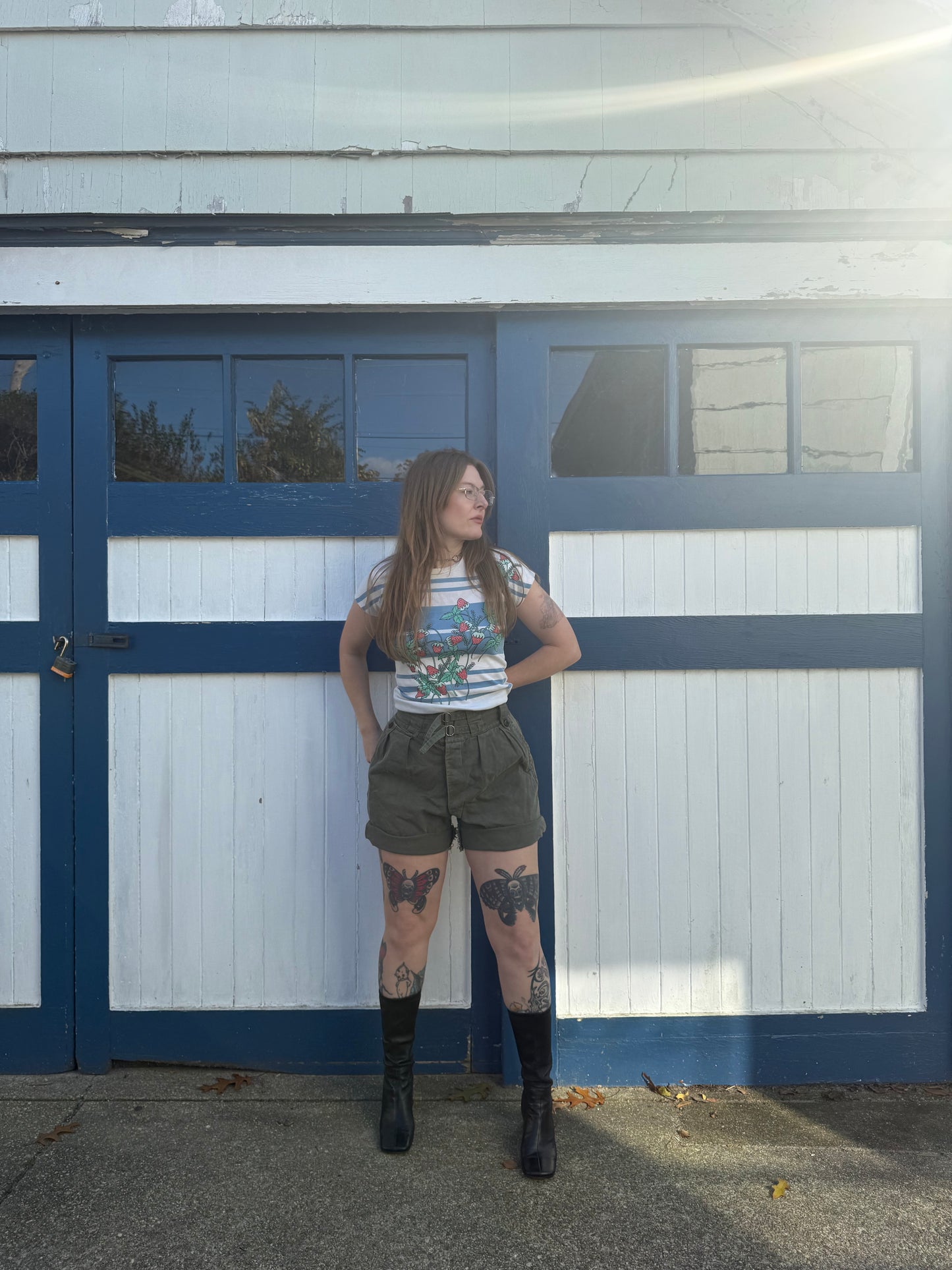 1970s 100% Cotton European Military Shorts