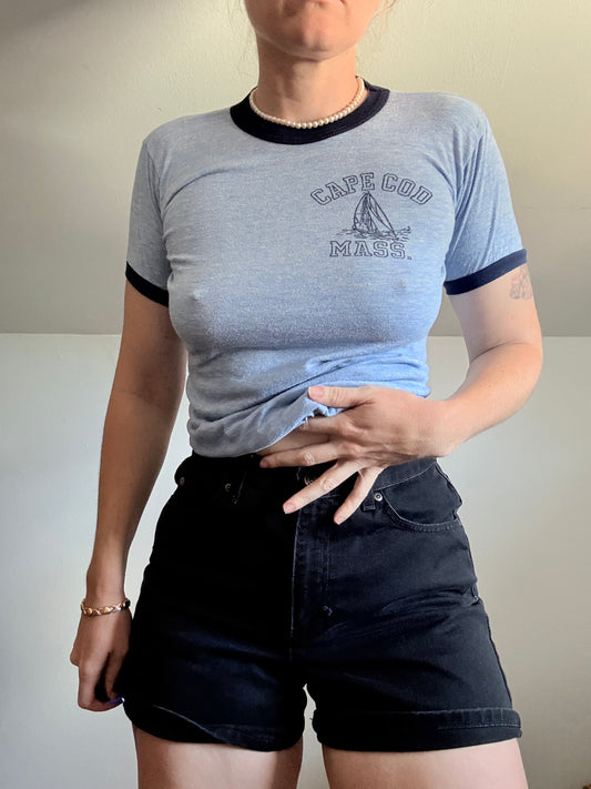 1970s Cape Cod Raglan Tee S