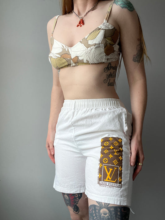 1980s Bootleg Louis Vuitton Shorts S/M