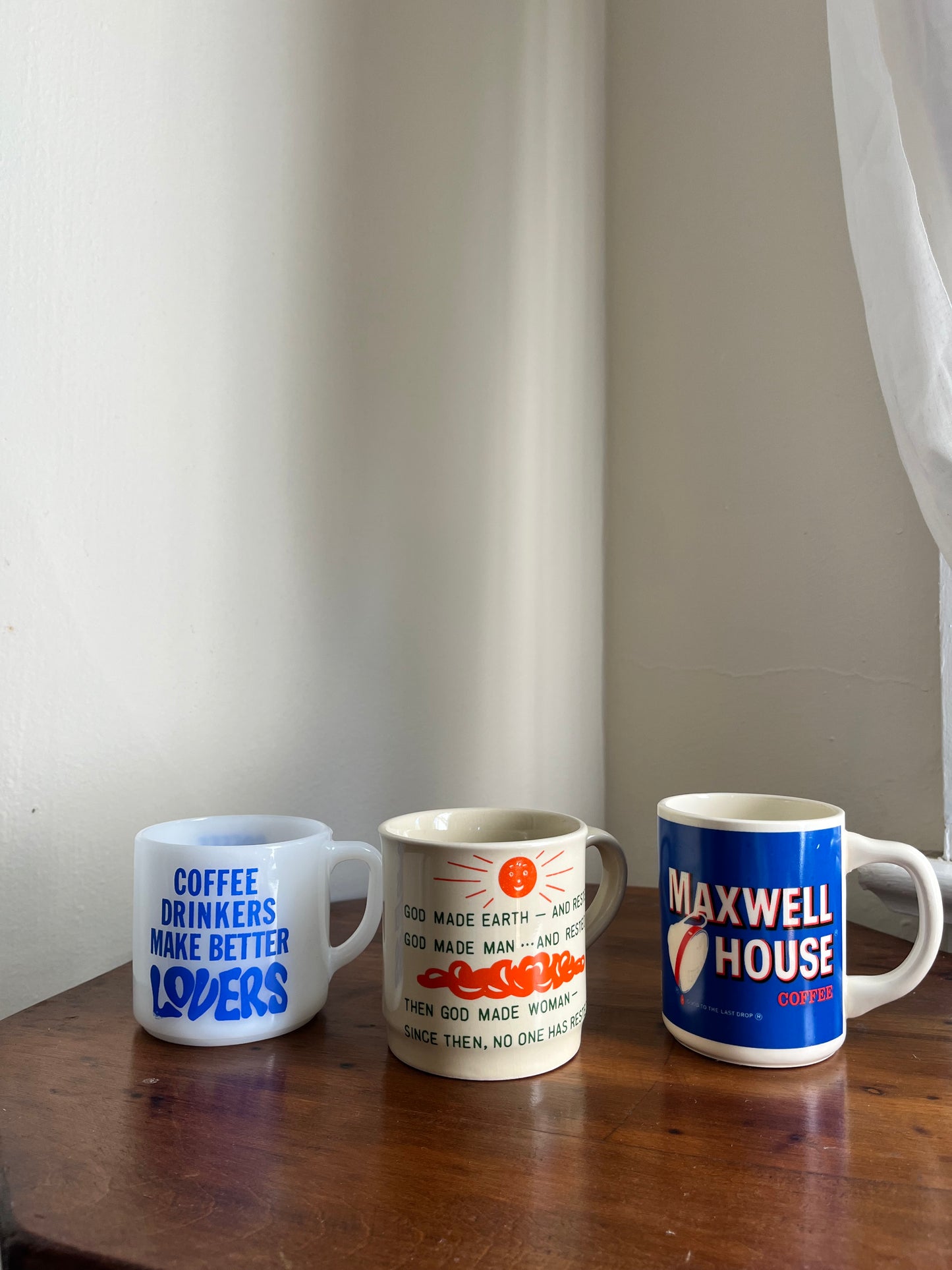 God Made & Snoopy Mugs