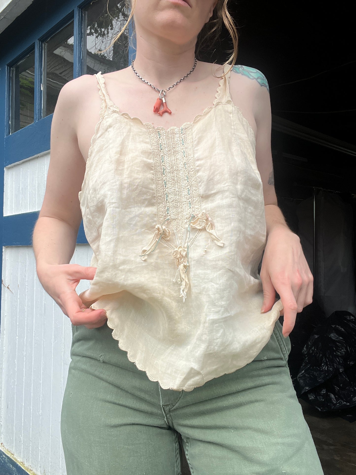 1900s Linen Antique Camisole