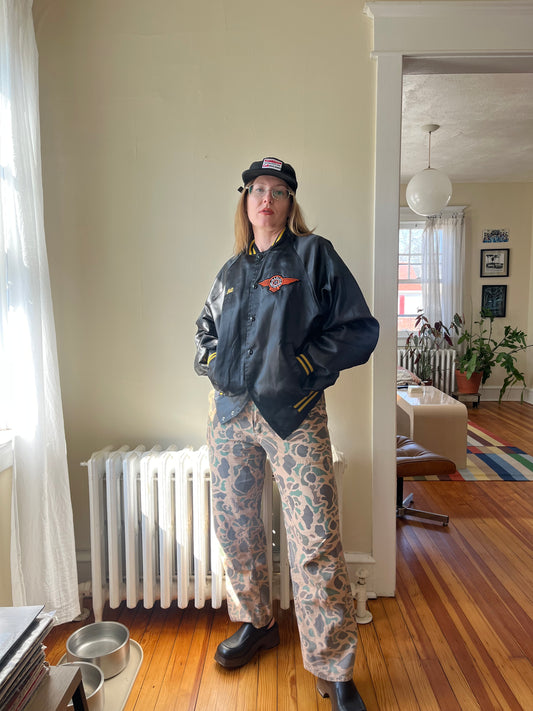 1980s Harley Satin Jacket