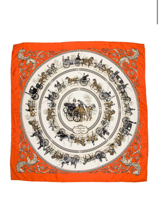 La Promenade de Longchamps Hermes Scarf