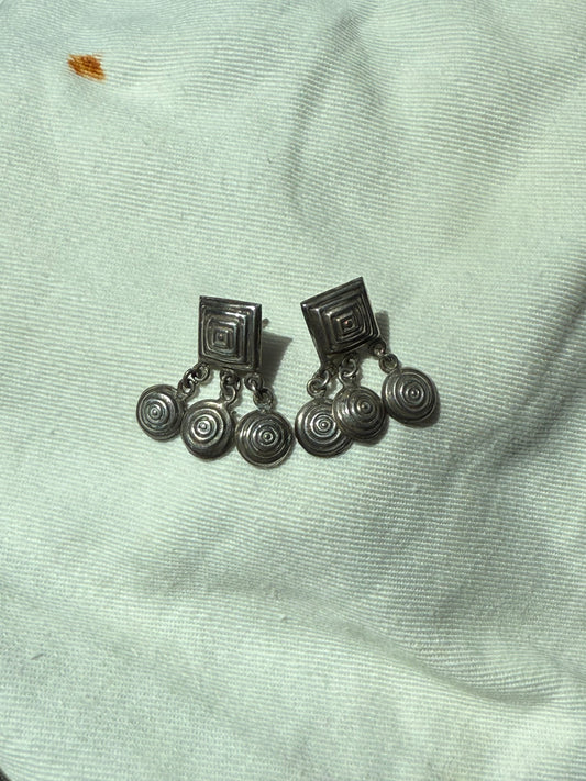 925 Swirly Sterling Earrings