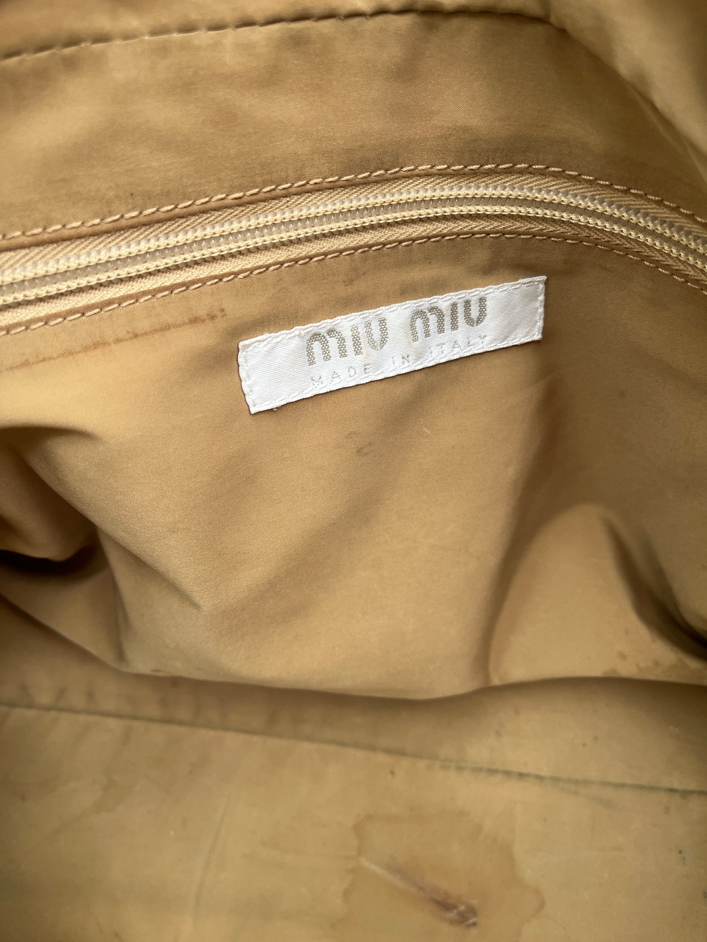 Vintage Miu Miu Bowling Bag Purse