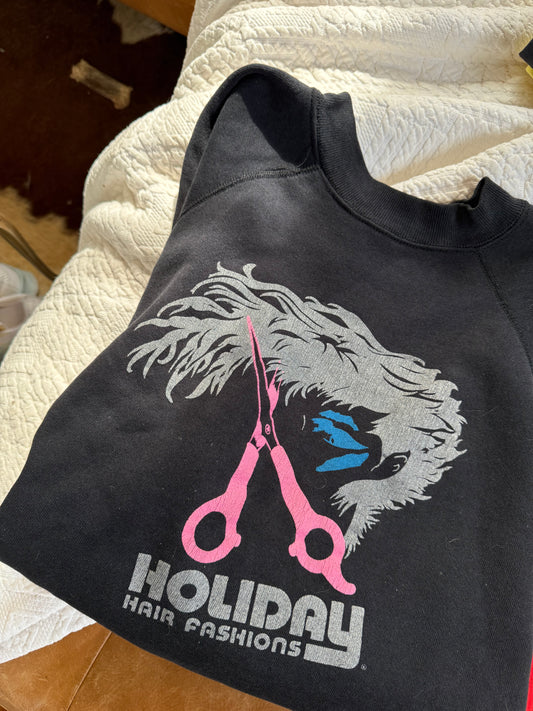 1980s Hair Salon Crew Neck