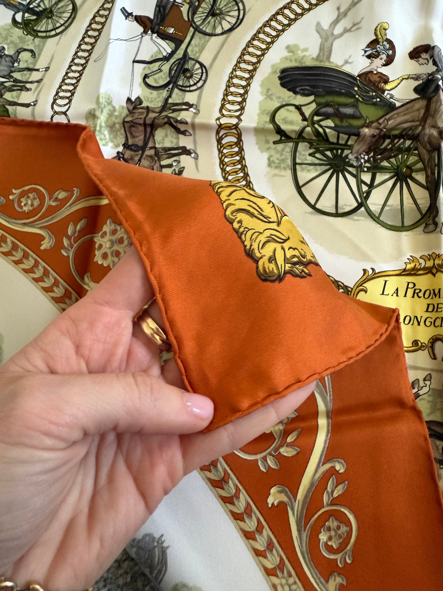 La Promenade de Longchamps Hermes Scarf