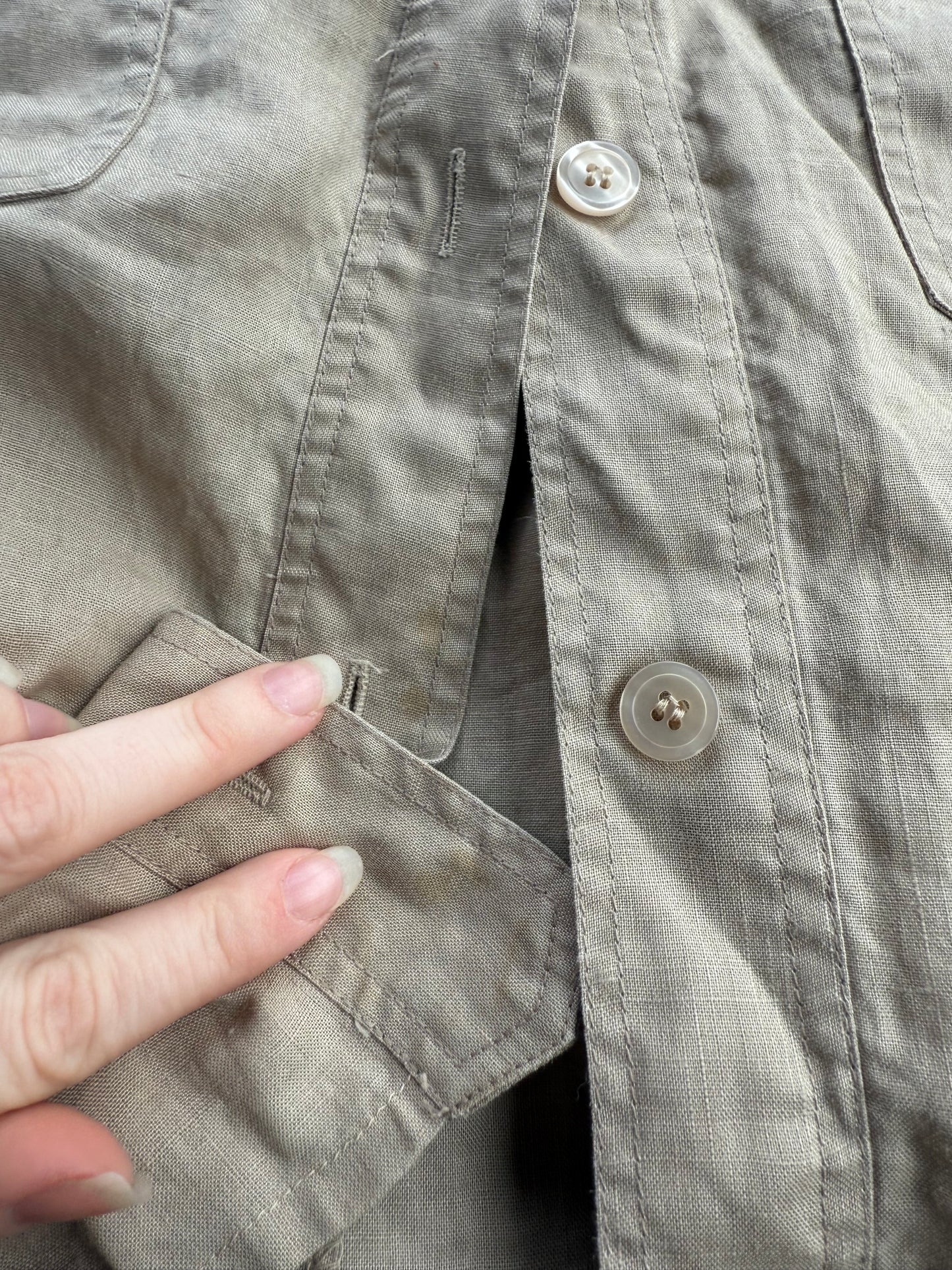 1980s Levante 100% Linen Tan Set