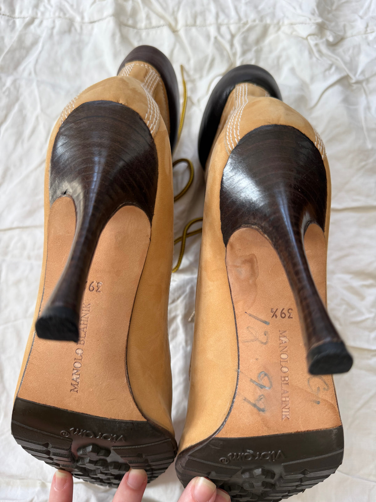 Vintage Manolo Blahnik Oklamod Boots 38.5