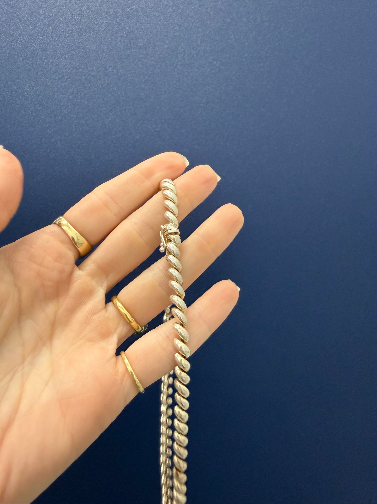 925 Marco Link Silver Necklace