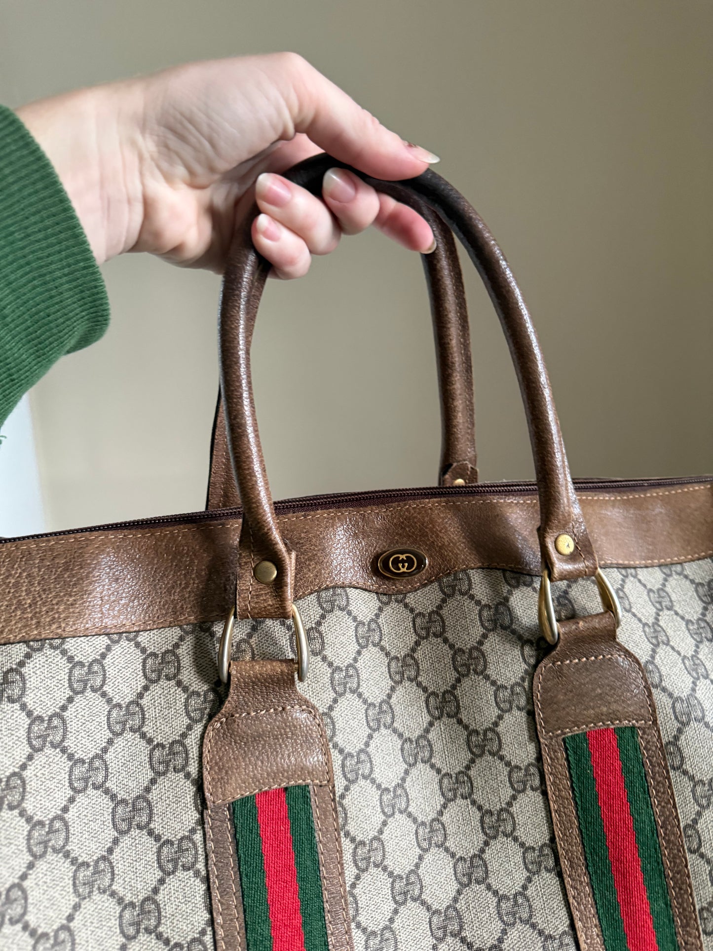 1980s Gucci Weekender Bag