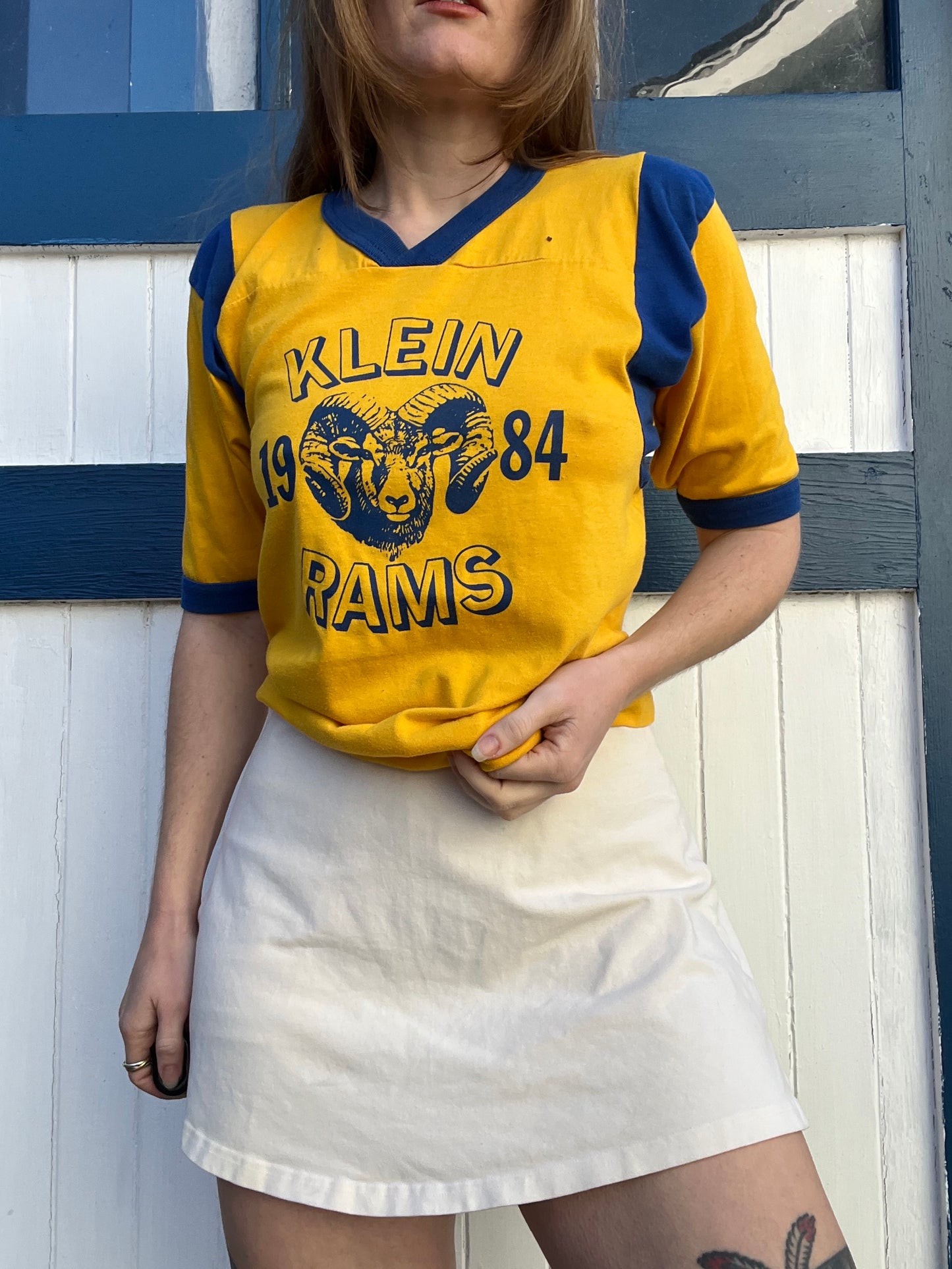 1980s Klein Rams T Shirt M