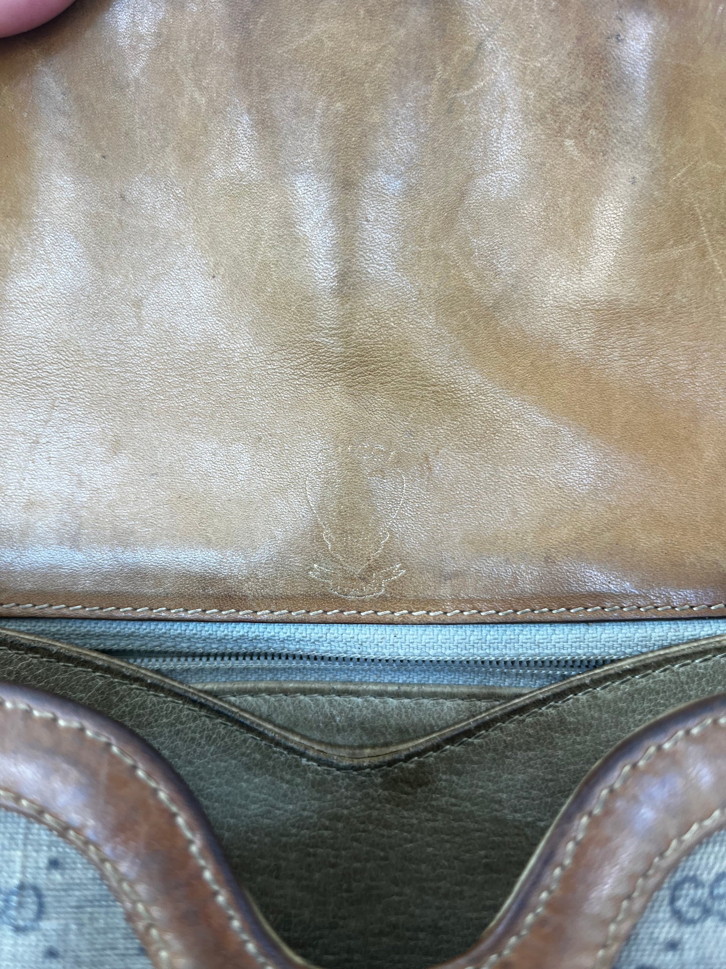 Vintage 1980s Gucci Crossbody Purse Guccissima