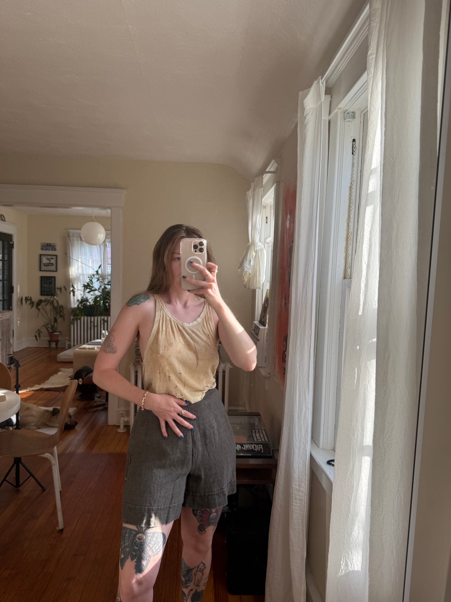 1940s Side Zip Shorts