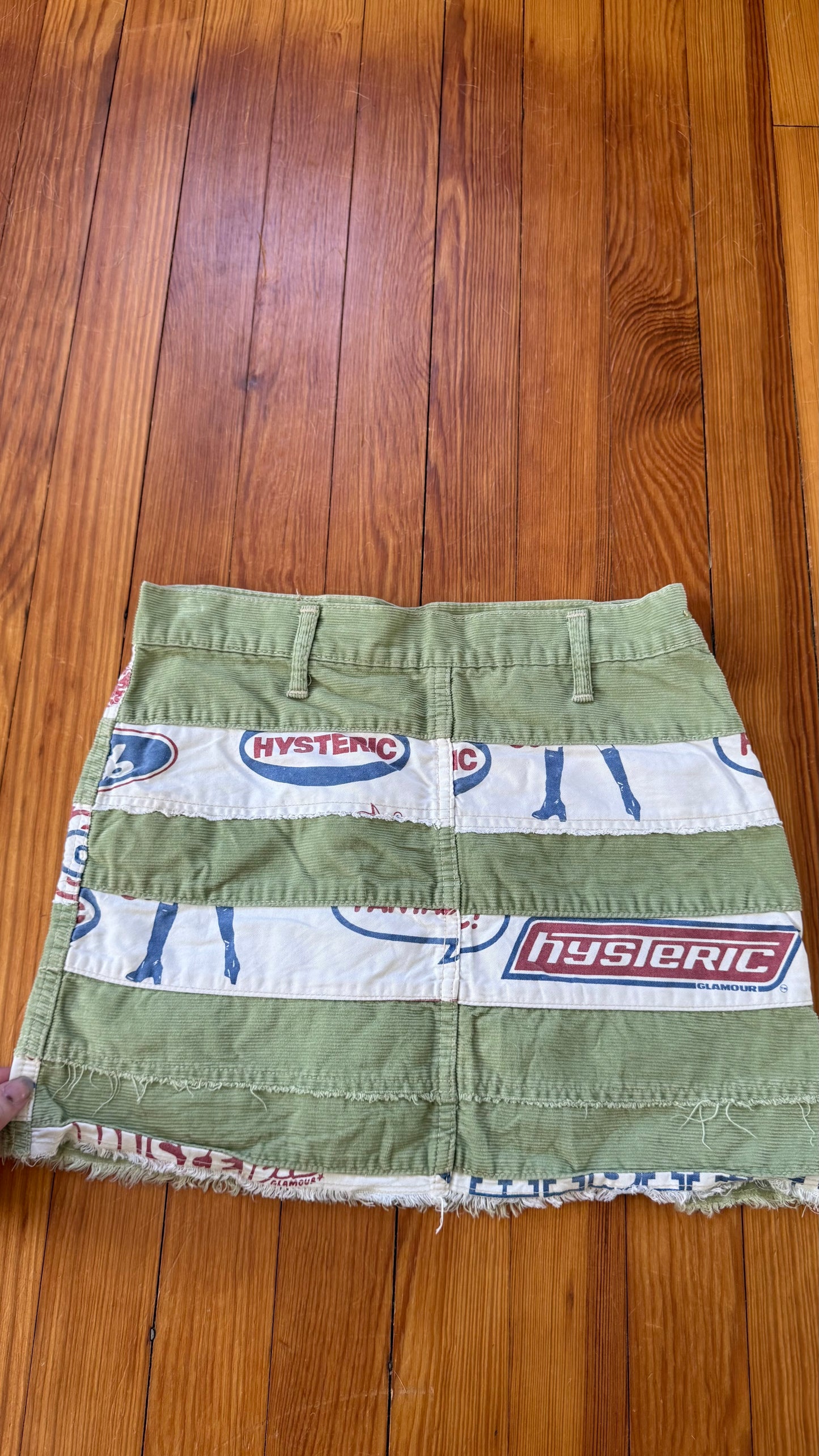 Y2K Hysteric Glamour Patchwork Mini Skirt XS/S
