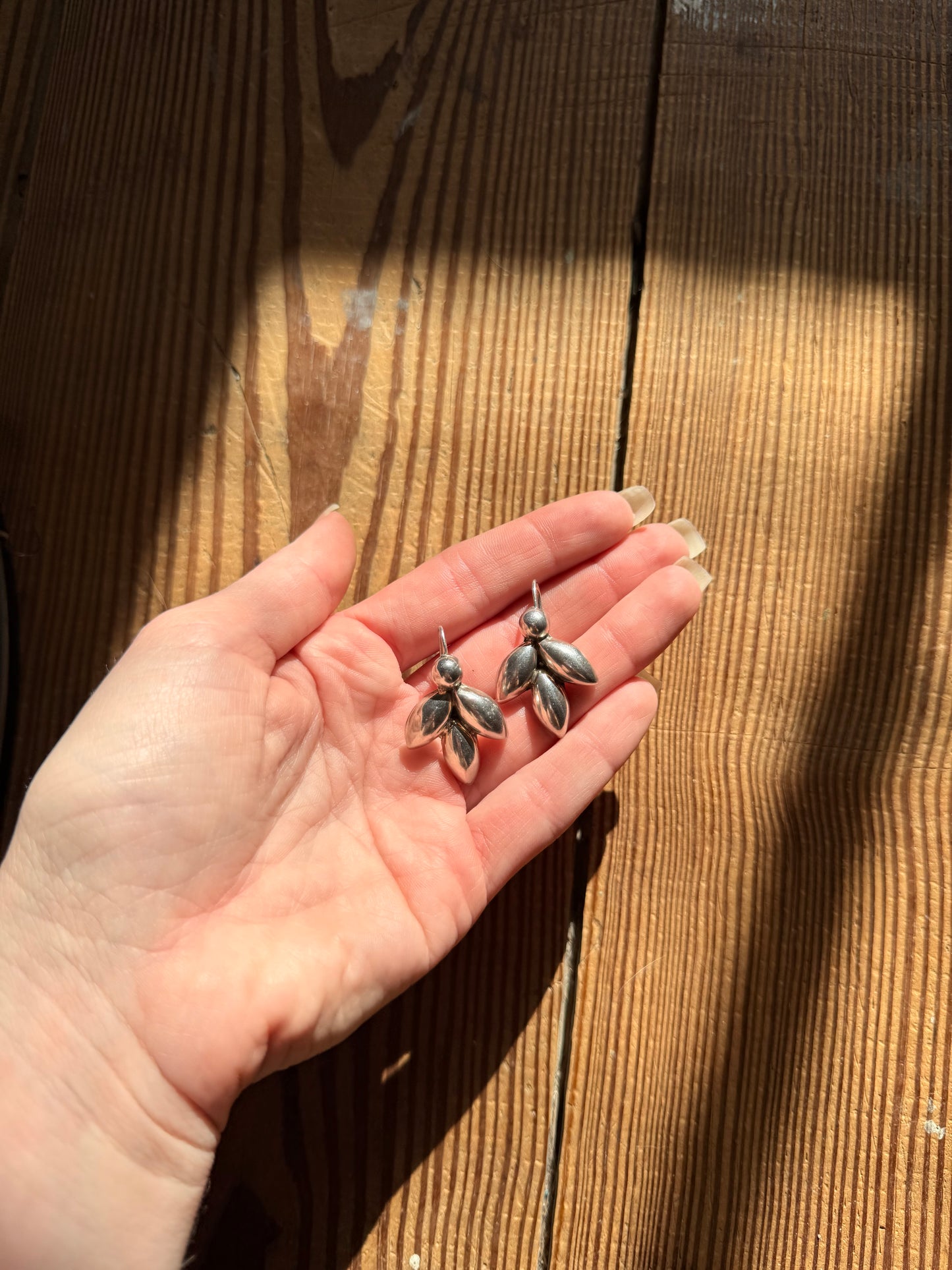 925 Silver Flowerish Earrings