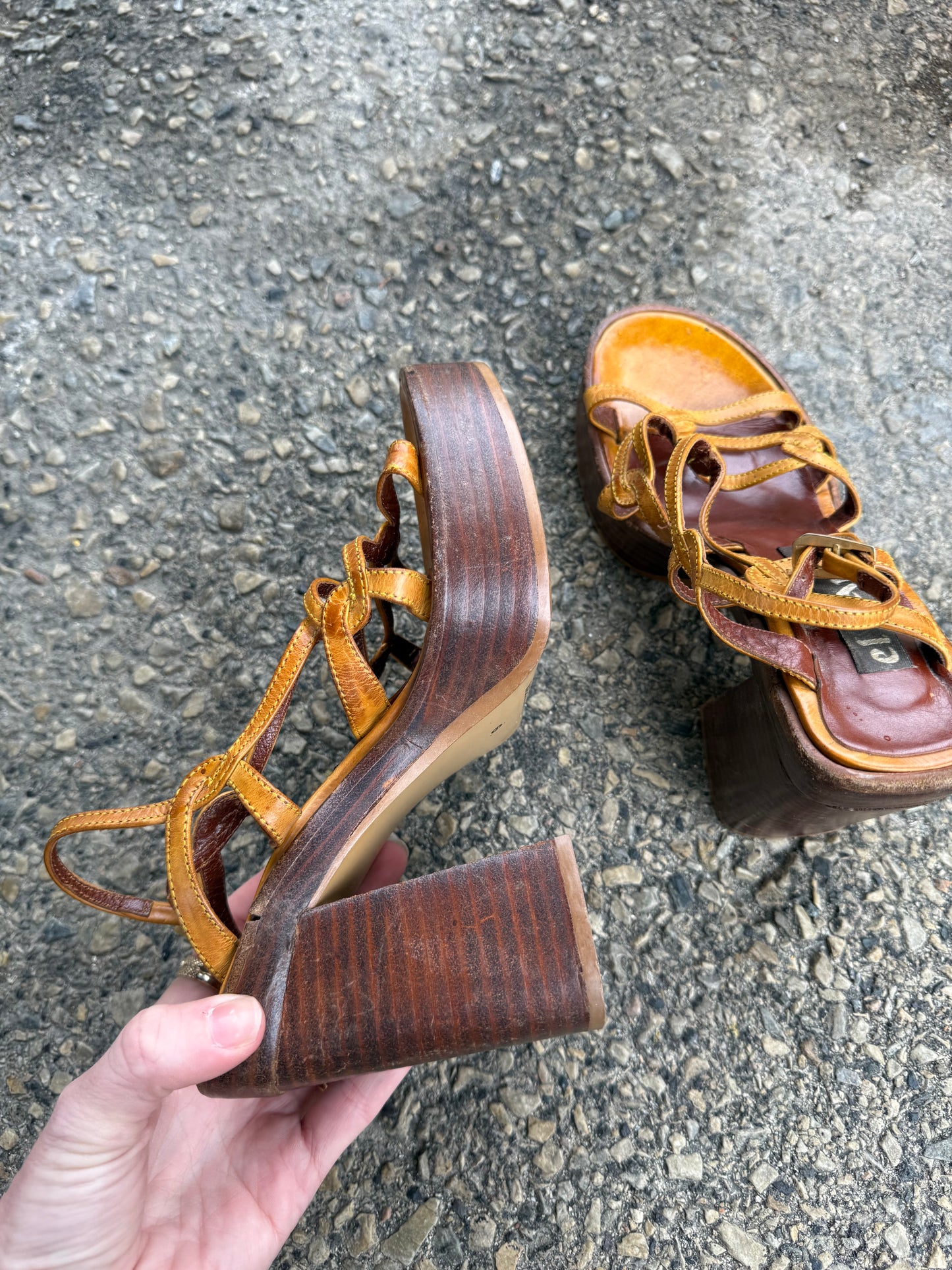 1990s El Dante Platform Sandals