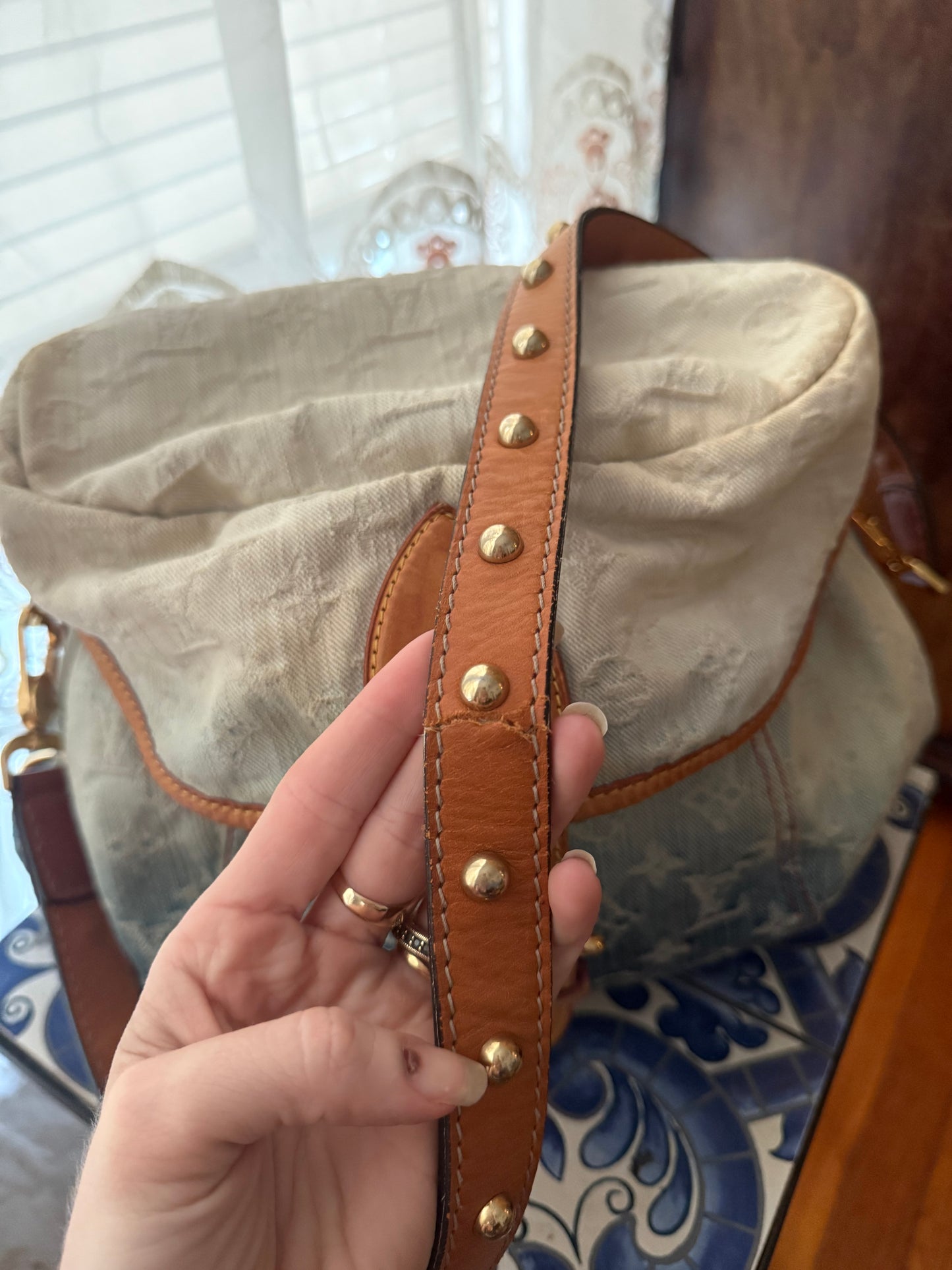 2010 Louis Vuitton Sunshine Denim Bag