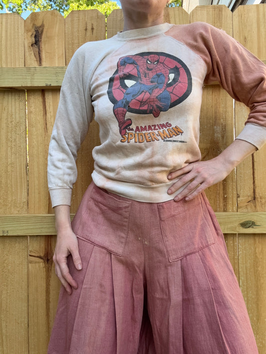 1960s Distressed Spider-Man Crewneck XS/S