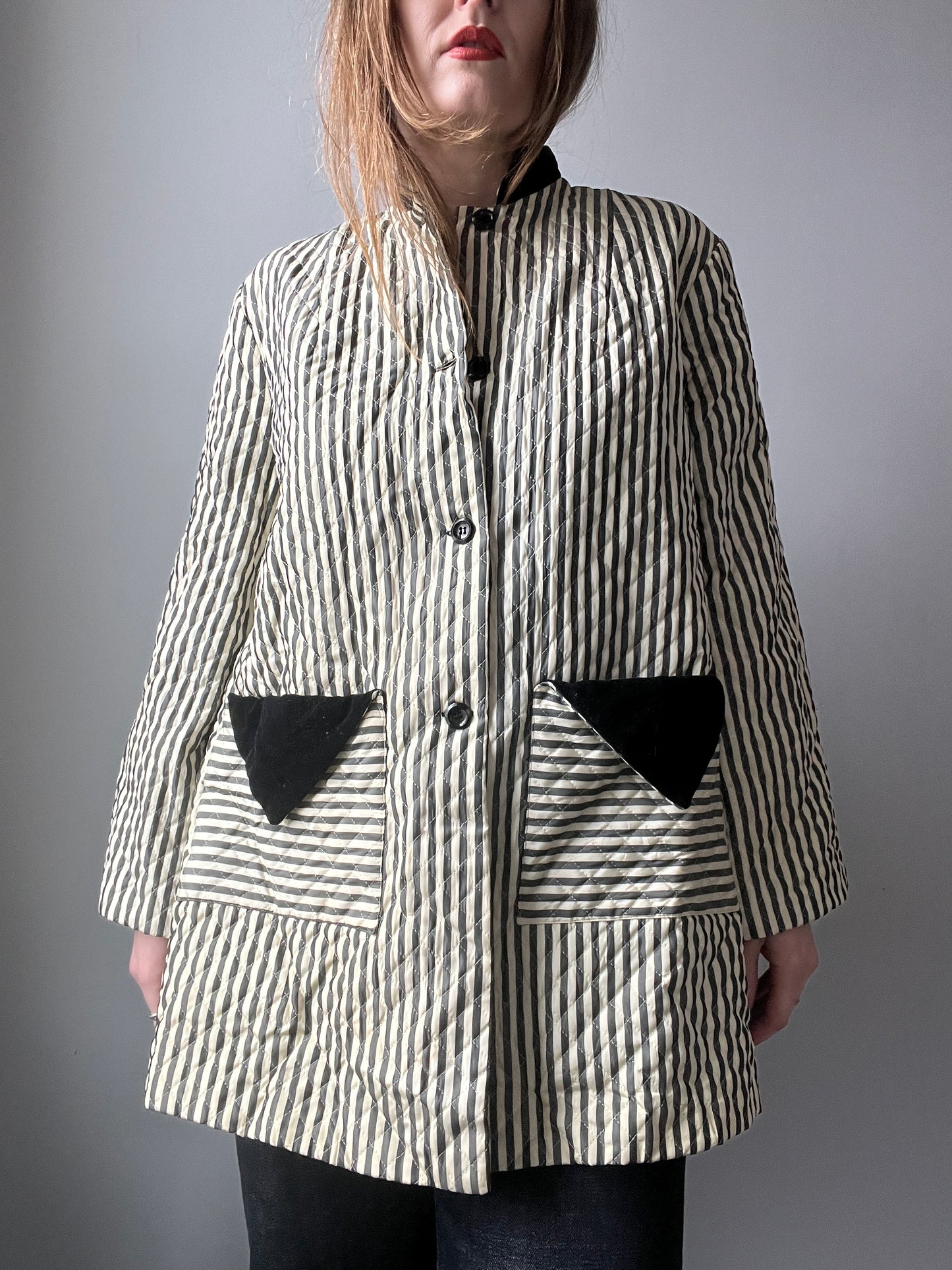 1940’s Striped Jacket L