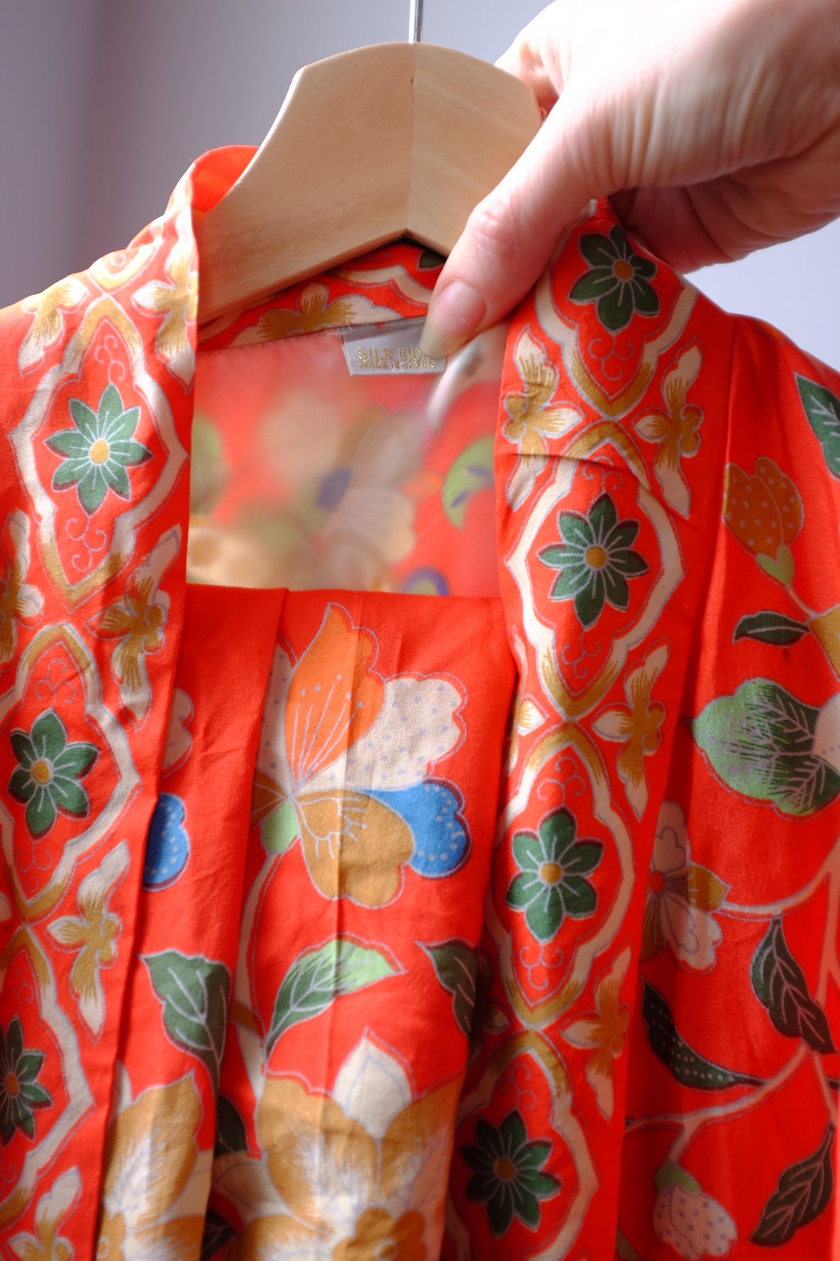 1970’s 100% Silk 2 Piece Kimono Set