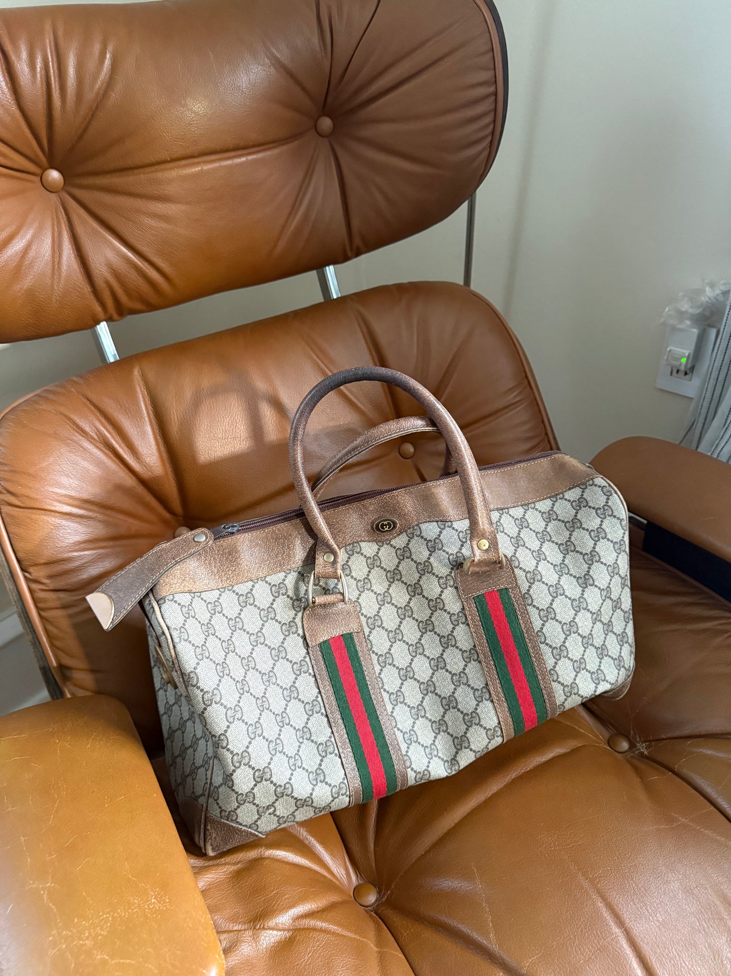 1980s Gucci Weekender Bag