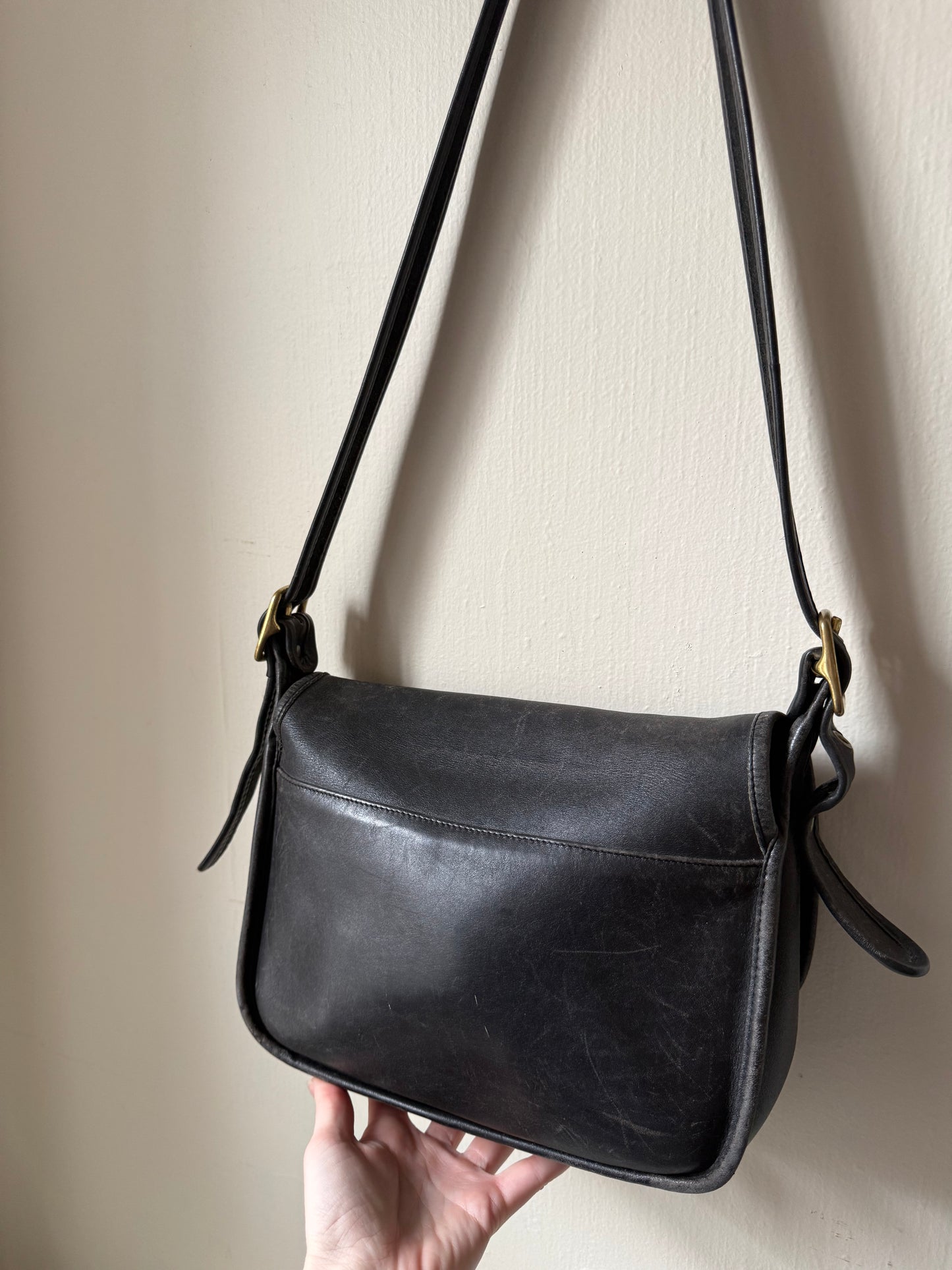 Vintage Black Coach Bag Patricia