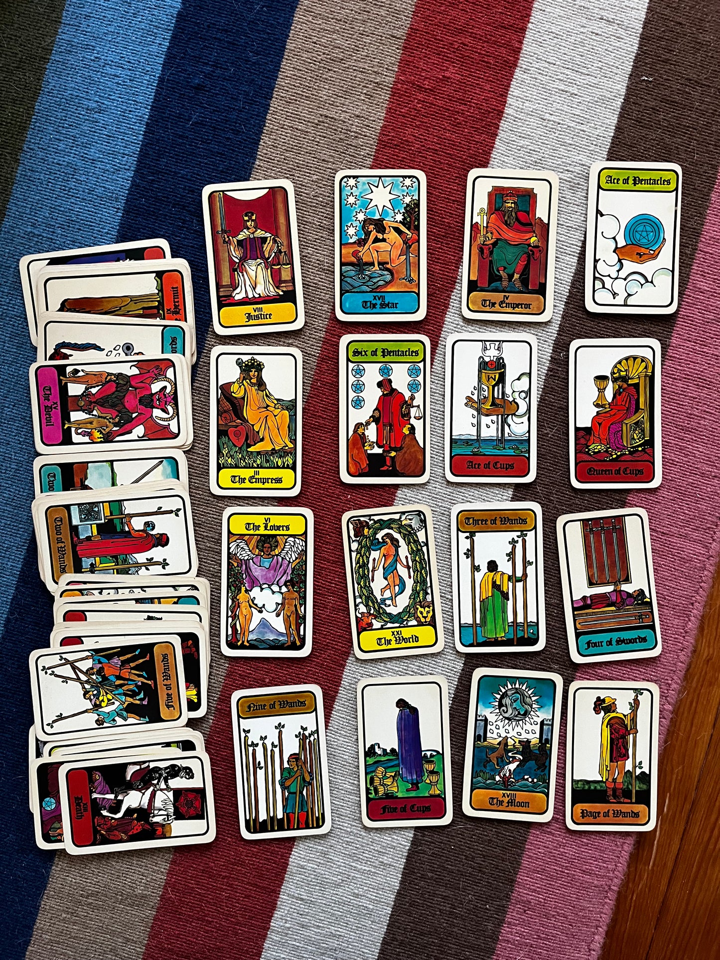 Tarot Cards Full Deck 1972 Full Deck