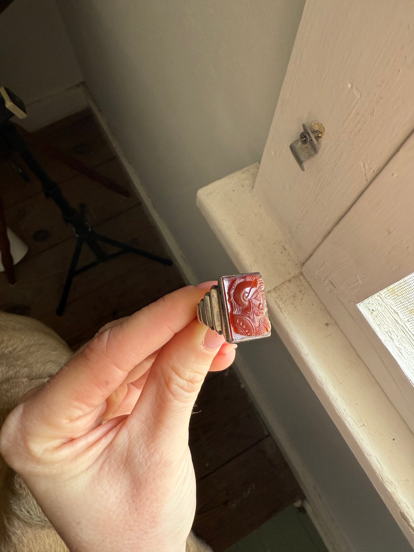 Carnelian Intaglio Ring